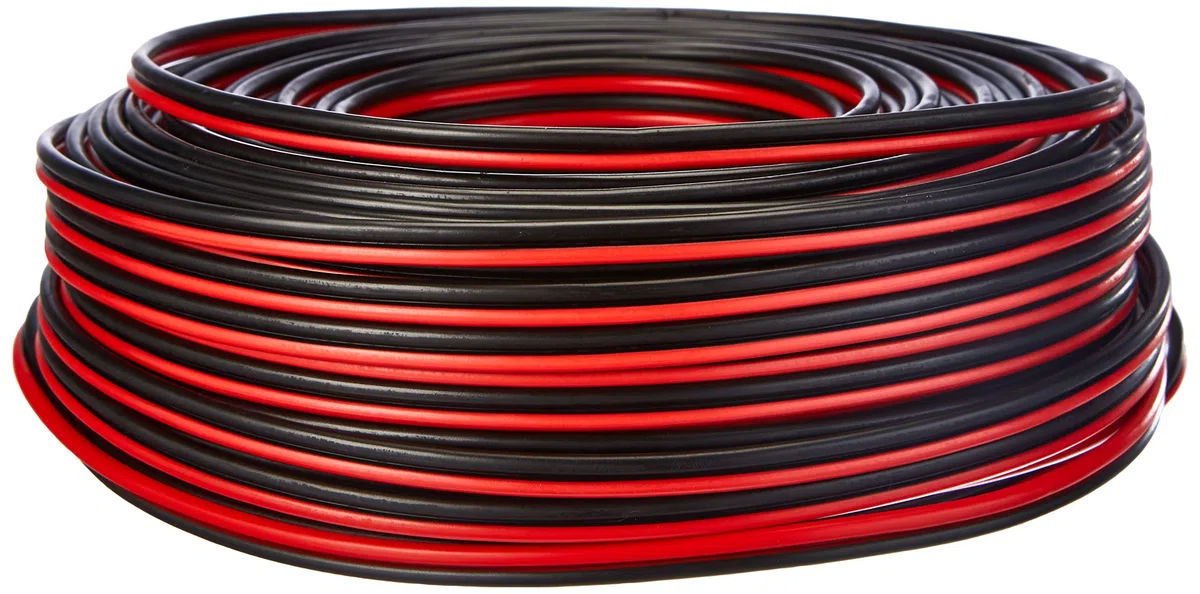Manax SC2150RB-50 Cable de altavoz CCA (cable de altavoz / cable de audio) 2x1,50 mm², Bobina 50 m, Rojo/Negro