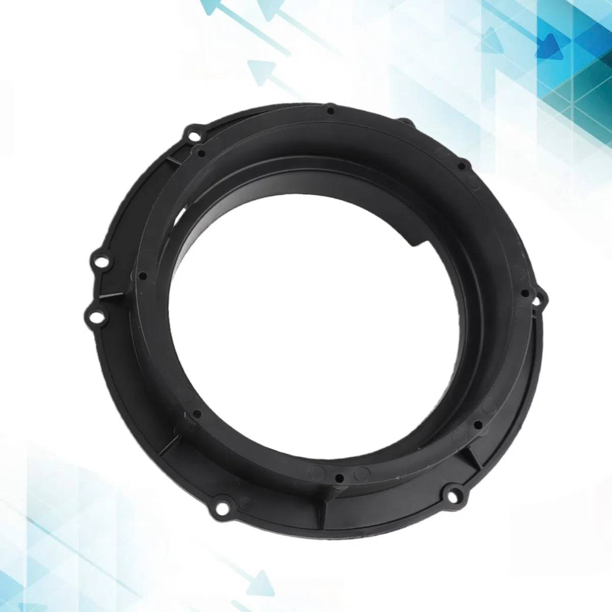 Anillos Adaptadores de Altavoz, Soporte de Montaje de Altavoces de Coche Antiarañazos 2 Piezas/Juego a Prueba de Polvo para Reemplazo de Coche para Puerta Delantera 2007-2011