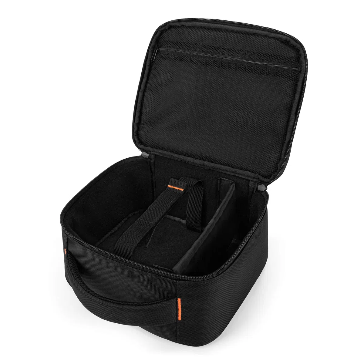 CURMIO Estuche para Proyector, Bolsa para Proyector Mini con Divisor Desmontable Compatible con el Mini Proyector DR.J Professional y QKK, Negro (Sola Bolsa)