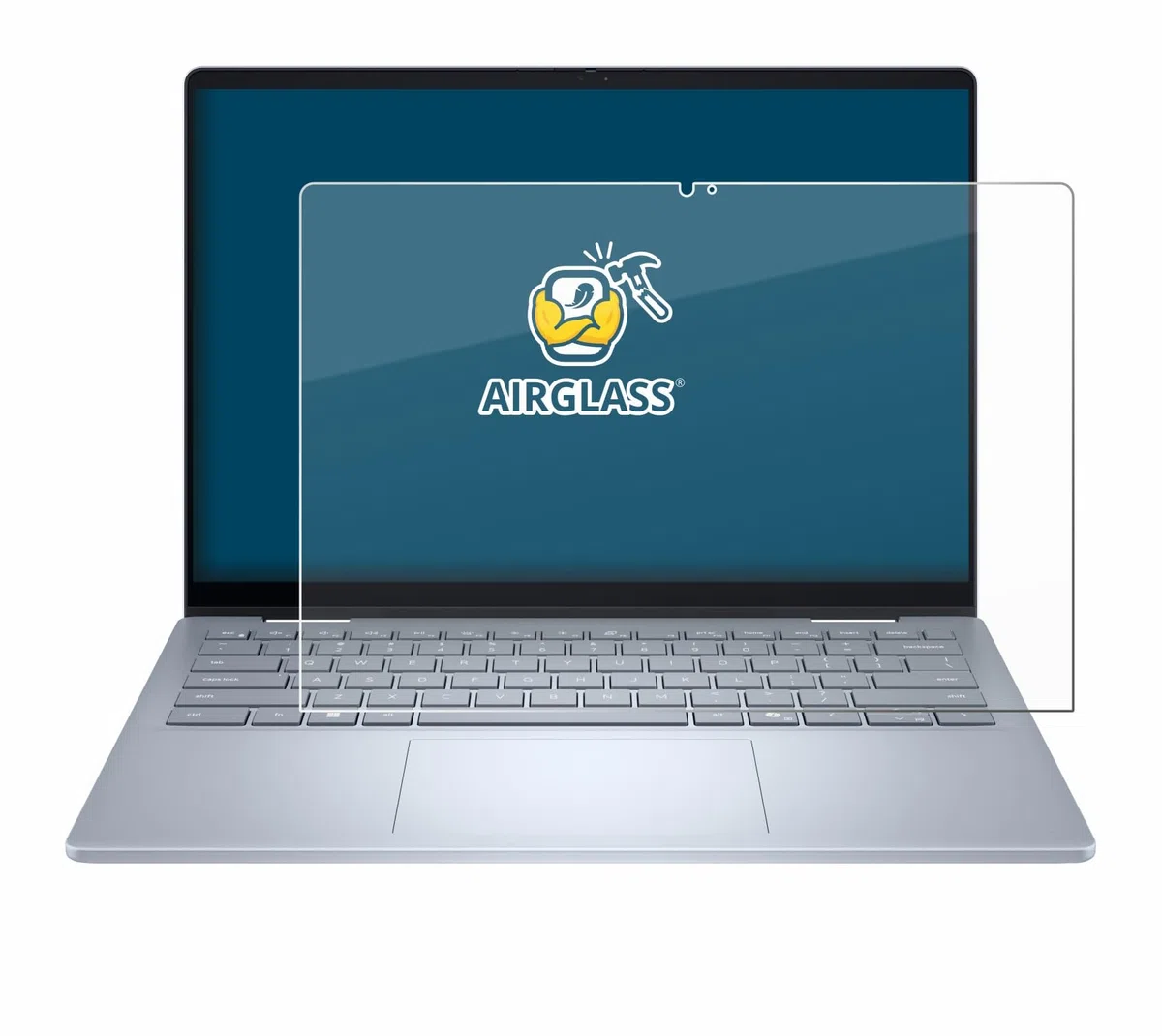 BROTECT Protector Pantalla Cristal para Dell 14 Plus 2-in-1 Protector Vidrio - [Dureza 9H, Anti-Arañazos]