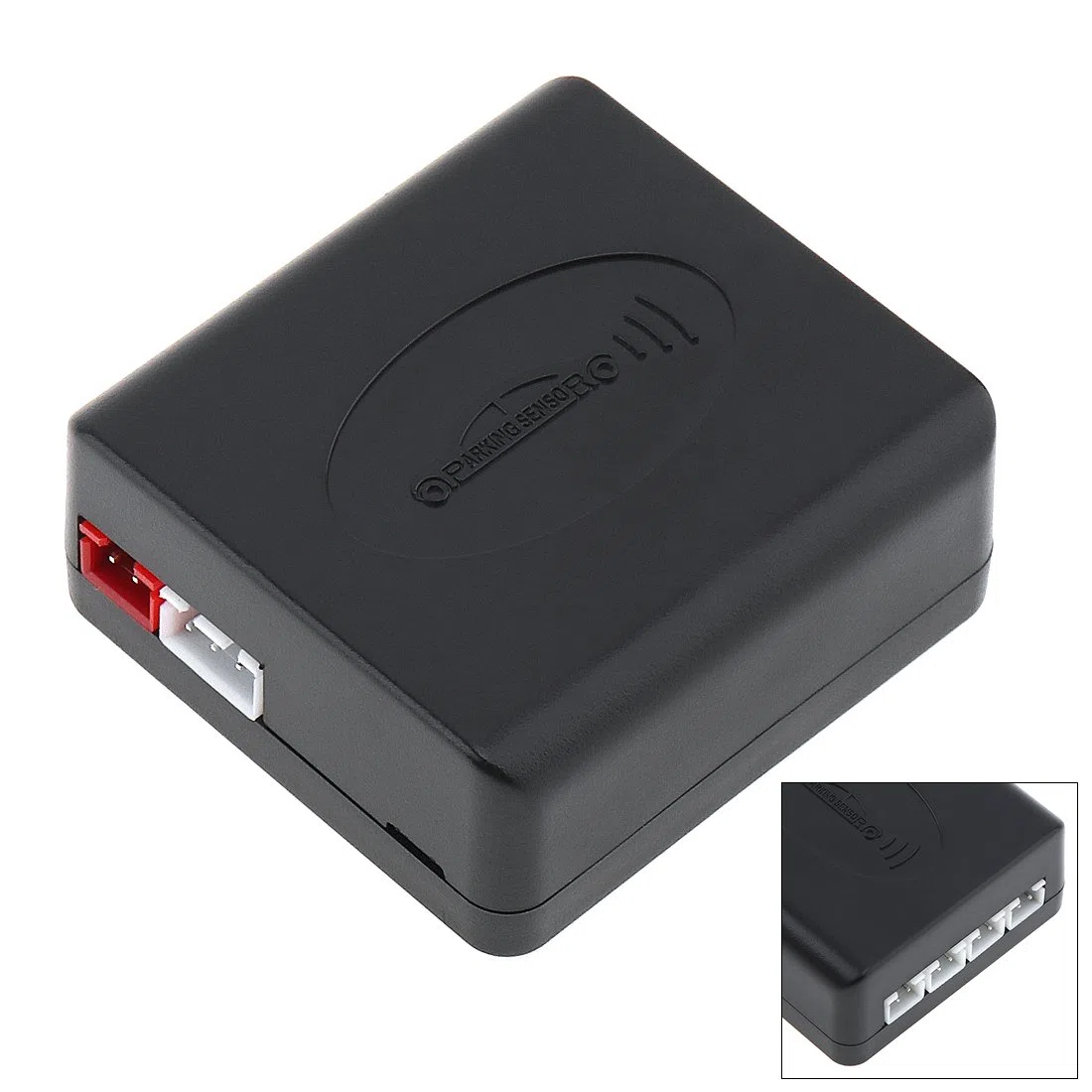 Sistema de Radar de Reserva Reversa del Coche 4 Sensores de Estacionamie(Negro) nto Sistema de Radar de Respaldo Reversa del Coche con Alas