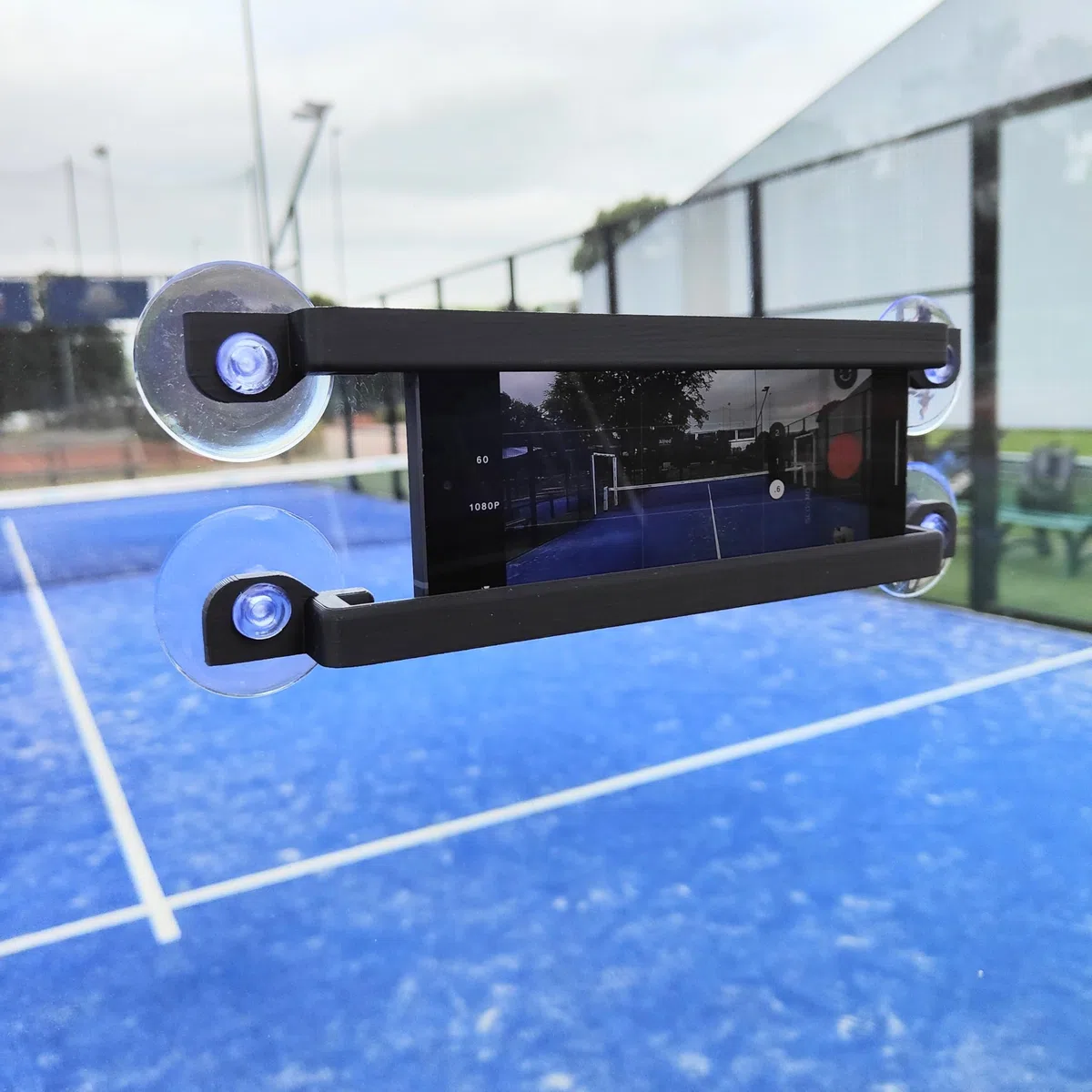 Soporte para teléfono Padel - Soporte para teléfono móvil - Universal - Pádel - Grabación de vídeo -