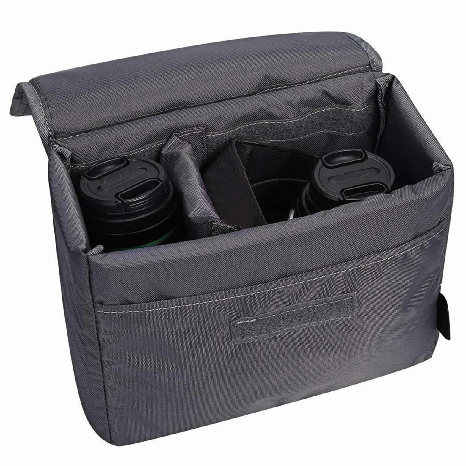 S-ZONE Bolsa de Cámara Impermeable a Prueba de Golpes Práctica Plegable Acolchada DSLR SLR TLR Protección de Cámara Inserto Bolsa Fundas de Lente para Lente de Flash