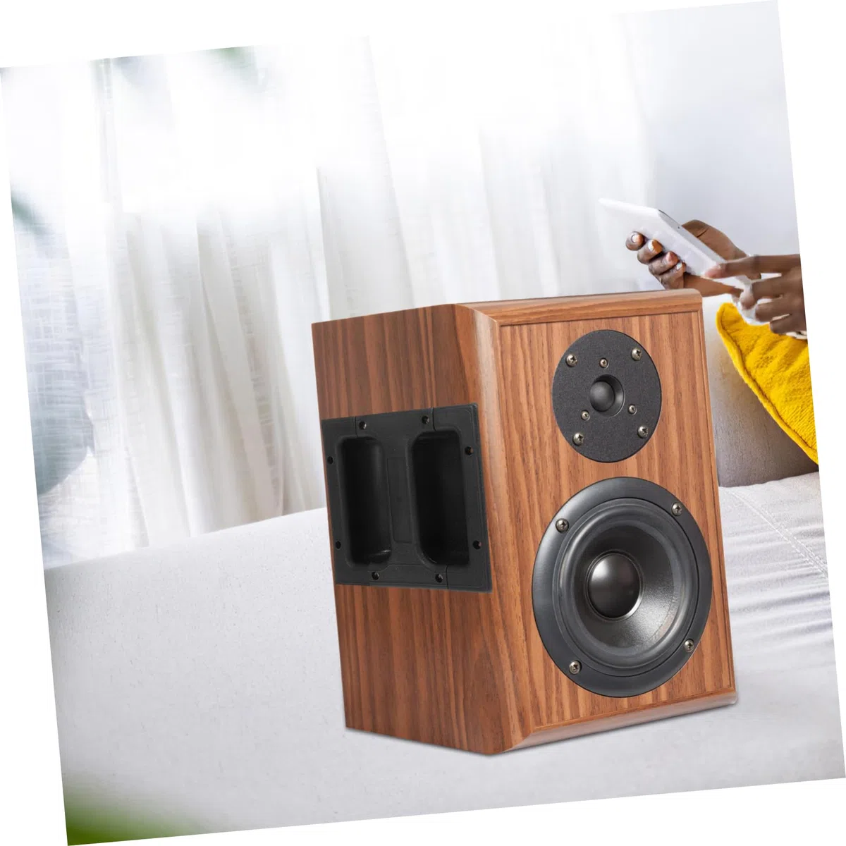 Abaodam Para Altavoz 2 Piezas Manijas De Plástico Duraderas Para Amplificador Reemplazo De Mango Cómodo y Práctico Para Transporte De Altavoces