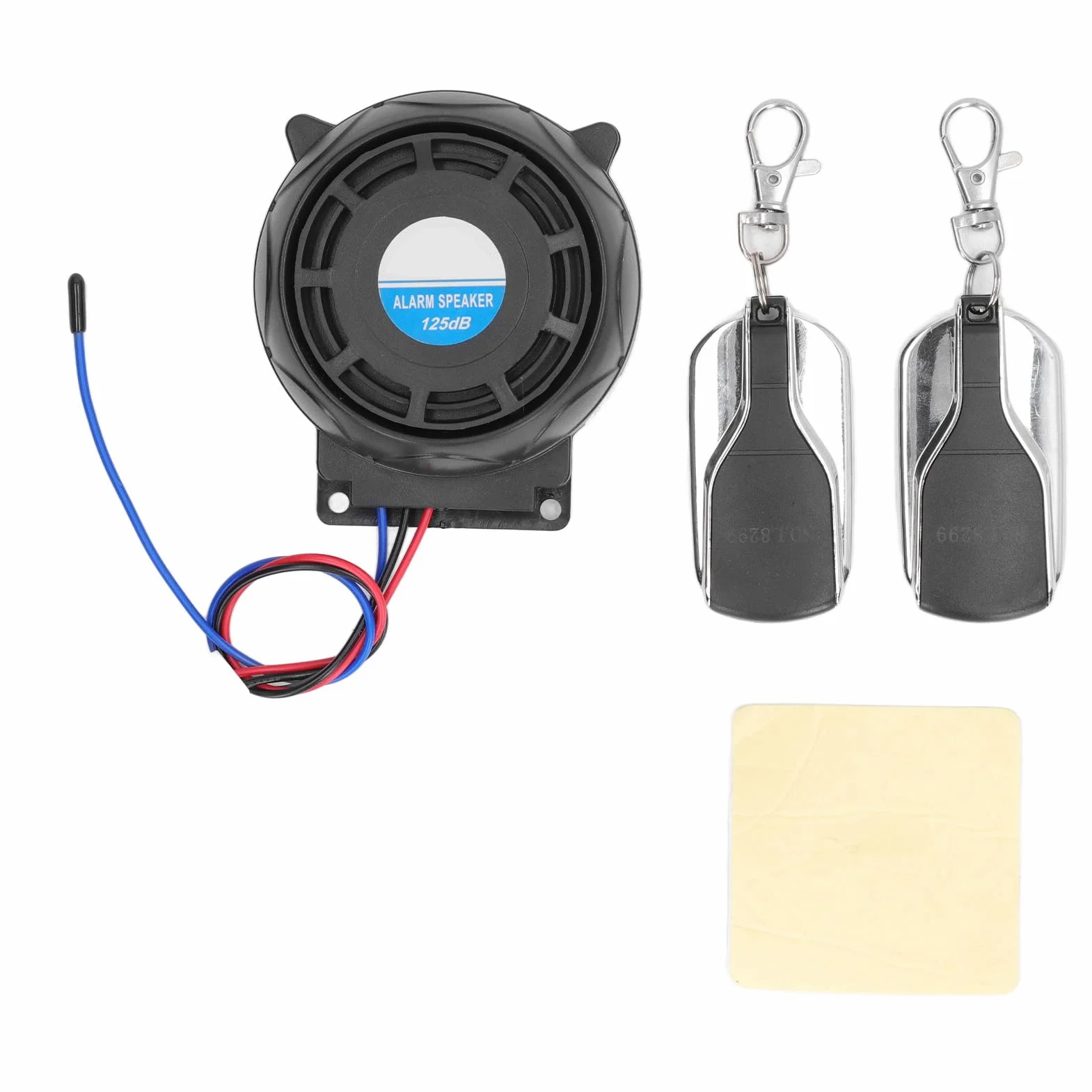Bediffer Dispositivo Antirrobo para Motocicleta, de Alarma Universal para Motocicleta,2 Controles Remotos,Resistente Al Agua,Sonido Fuerte,Rango de 150 M,Inalámbrico para Scooters