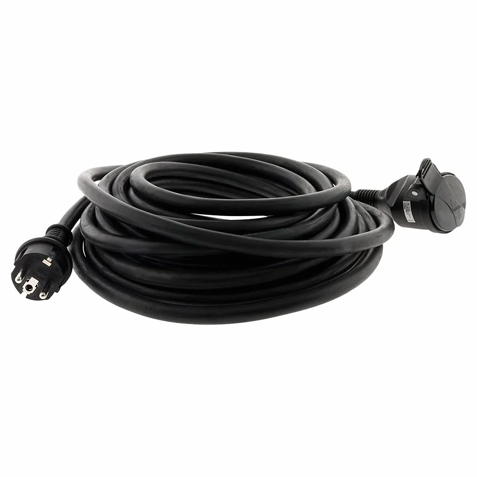 Zenitech - Extensión de obra HO7RN-F 16A 3G2.5mm² 10m Negro