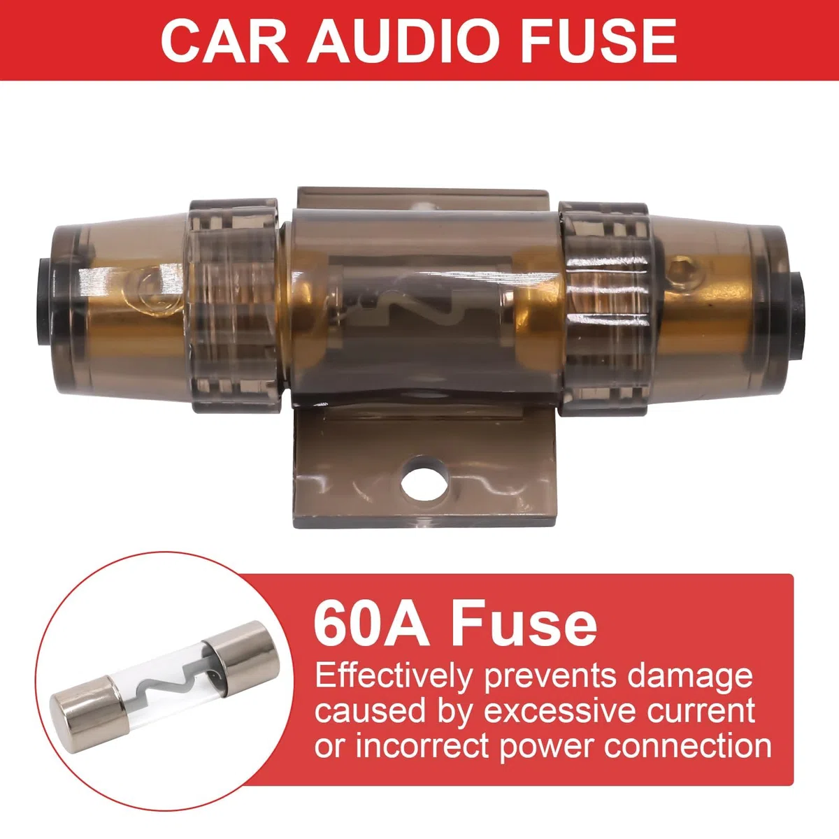 Juego de cables de subwoofer, 5 m, juego de conexión 4GA, amplificador de coche, juego de instalación para amplificador de coche, cable de audio para coche para modificación de audio