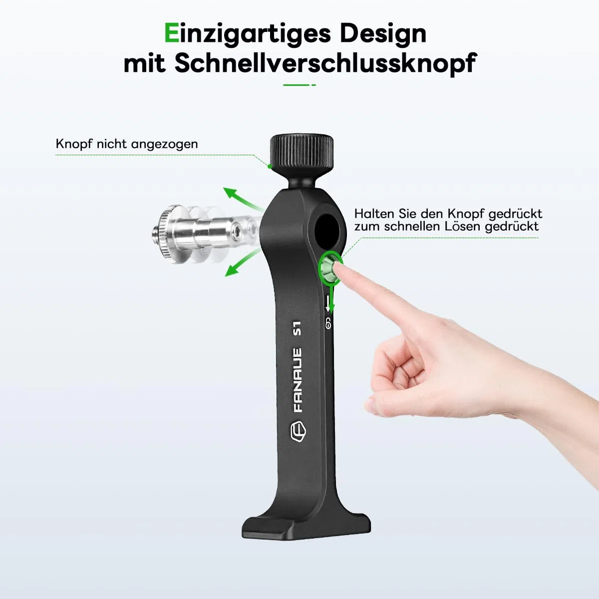 FANAUE Adaptador de trípode para prismáticos Porro y cabezales de bola Arca, universal para observación de aves y caza