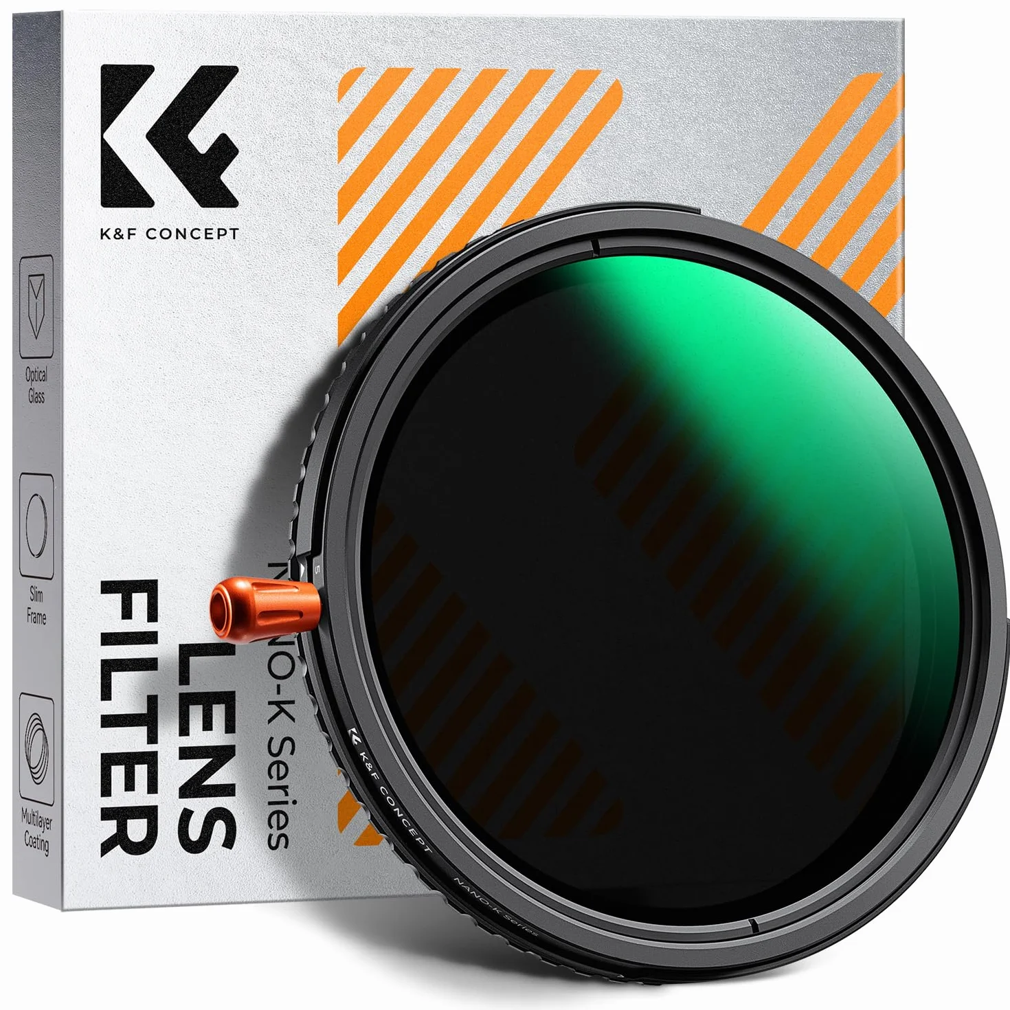 K&F CONCEPT Nano-Klear 67mm Filtro Variable ND2-32 & Black-Mist 1/4 & CPL,3 En 1 Función ND2-32 Densidad Neutra & Polarizador & Black Difusión 1/4 Filtro con 3pcs Paño de Limpieza