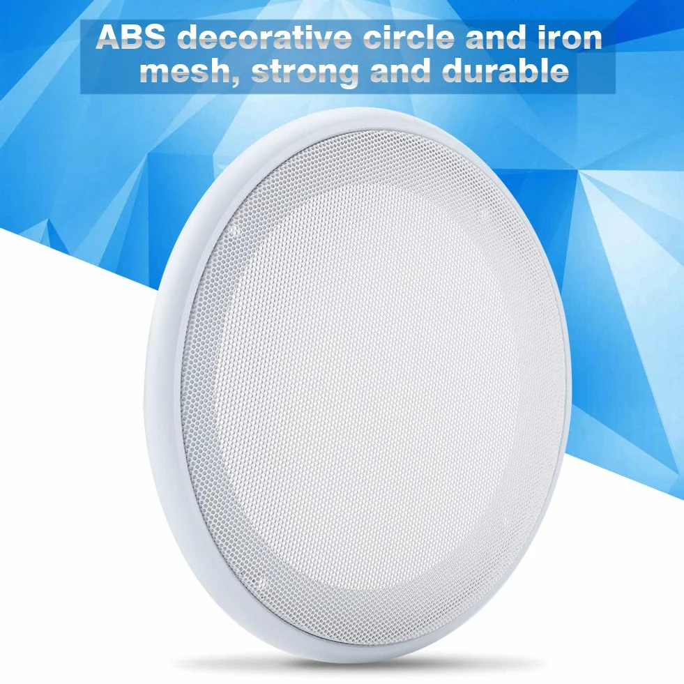 Cubierta de Malla para Altavoz, 2 Piezas de 6,5/8 Pulgadas, Cubierta para Parrilla de Altavoz, Rejilla para Altavoz, Cubierta para Altavoz de para Coche, Círculo Decorativo,