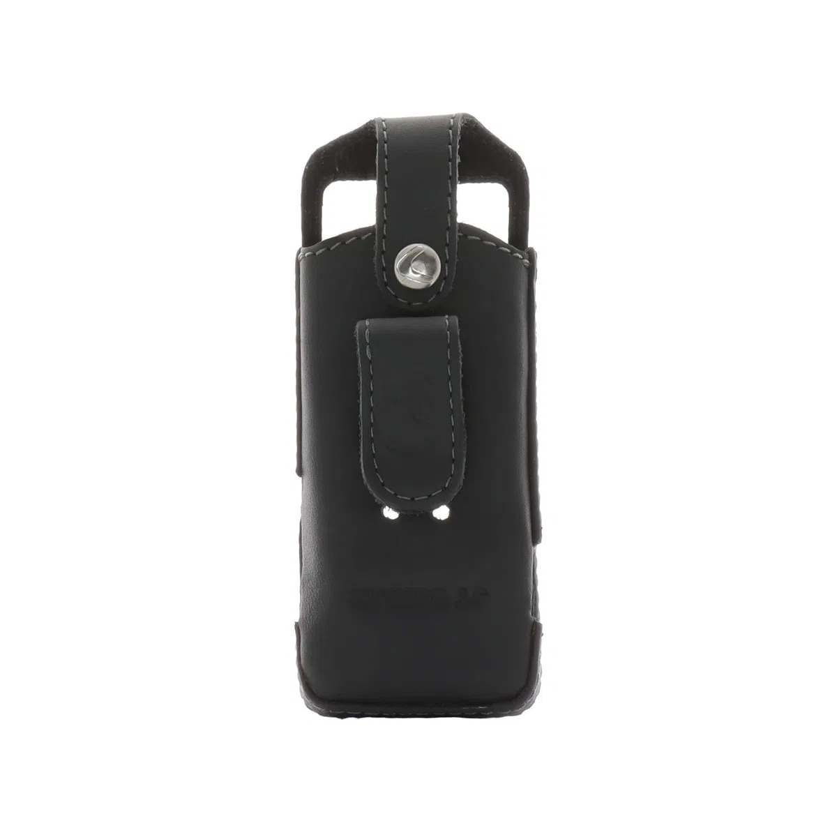 JT Berlin Turnline Funda de Cuero para Aastra 630 / 630d / Mitel 630-632dt Funda para cinturón [Cuero auténtico, Clip Giratorio para cinturón con 8 Posiciones, Fabricada a Mano en Europa] – Negro