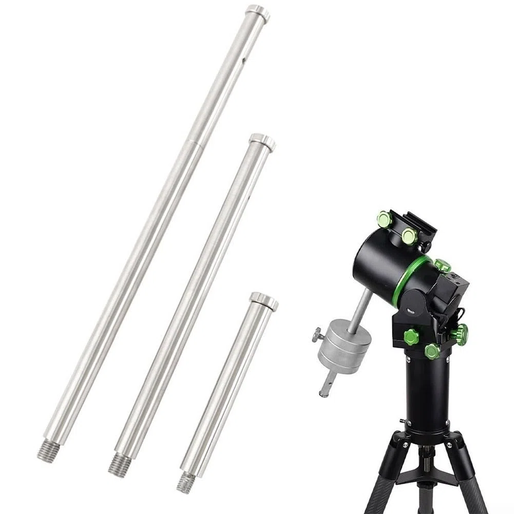 Telescopio astronómico de acero inoxidable con peso para soportes ecuatoriales, 164 mm/314 mm/470 mm, compatible con múltiples series (314 mm-M16)