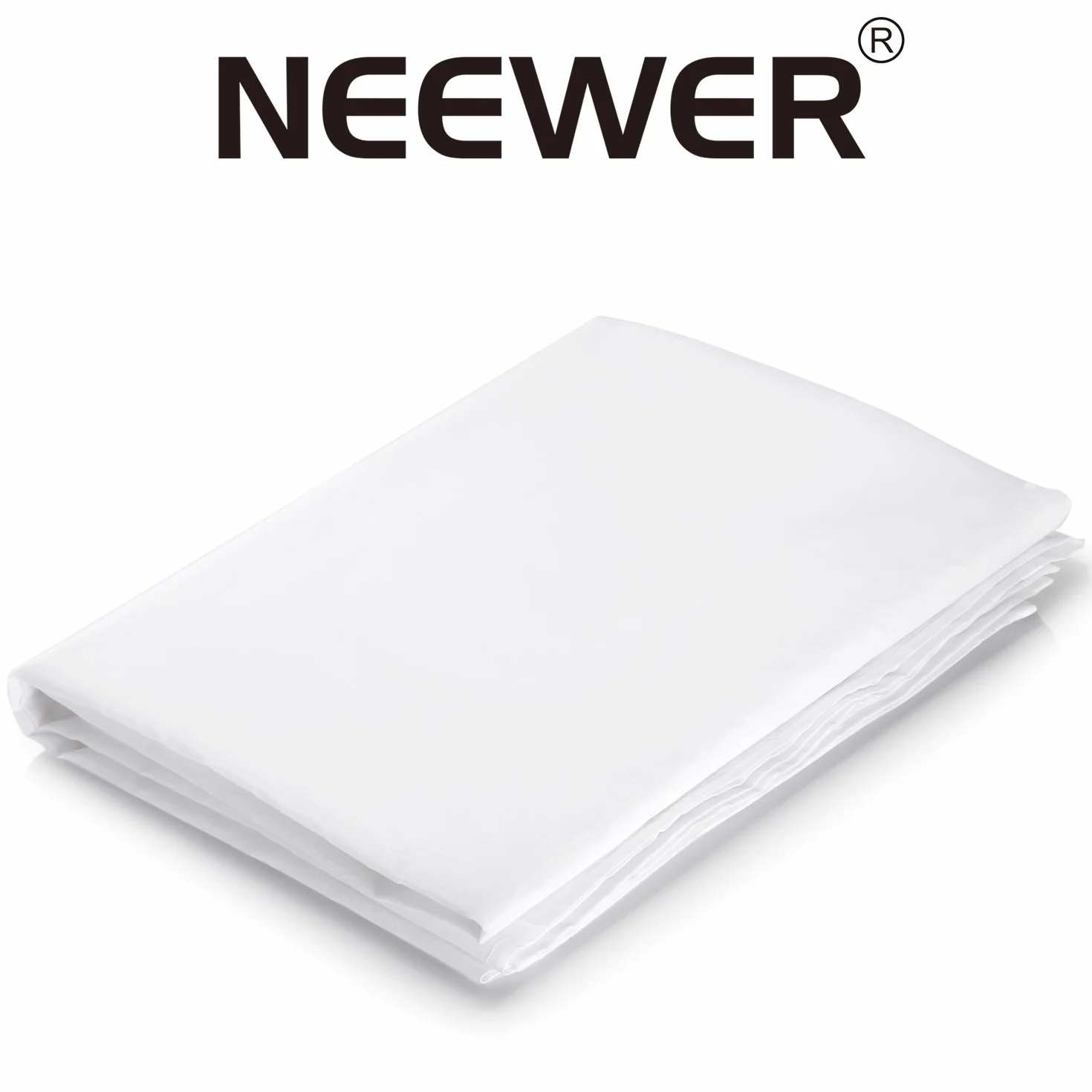 NEEWER 6 x 1,5 m Tela de Difusión Sin Costuras Blanca de Poliéster para Softbox de Fotografía, Tienda de Luz y Modificador de Iluminación DIY