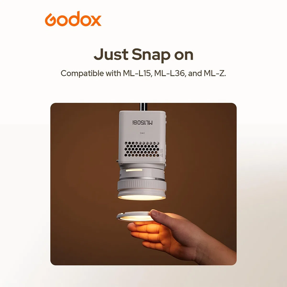 Godox Kit de difusión magnética ML-D para luces de video LED de la serie ML, compatible con ML150Bi, ML80Bi, ML100Bi, ML100R, ML60II Bi, ML60Bi y más, modificador de luz suave para iluminación