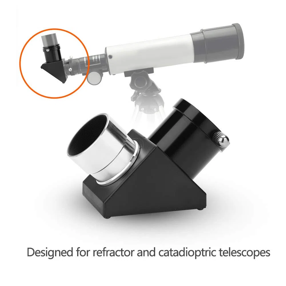 EBTOOLS para 1.25" 90 Degree Eyepiece 1.25 "Adaptador Diagonal de 90 Grados erigir una Imagen Prisma Espejo para Telescopio