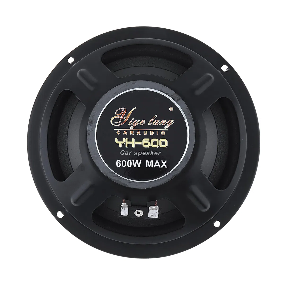 Shkalacar Altavoz Estéreo Coaxial de 6,5 Pulgadas para Coche - 600 W, 2 Vías, 1 Par - Sistema Estéreo de Calidad de Sonido