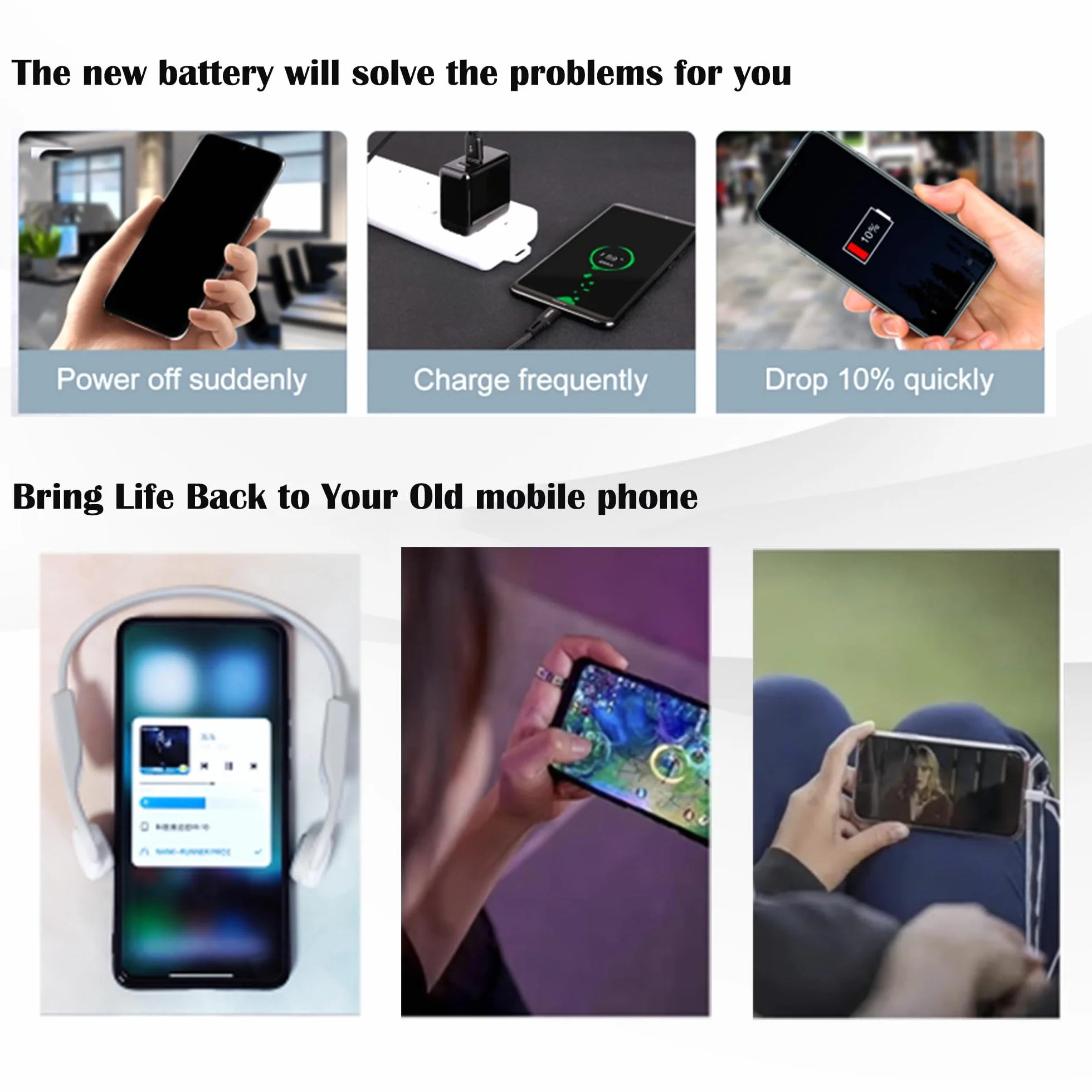 EB-BS901ABY - Batería de repuesto para Galaxy S22 5G SM-S901, batería recargable de 0 ciclos compatible con Samsung Galaxy S22 5G SM-S901 con kits de herramientas de reparación