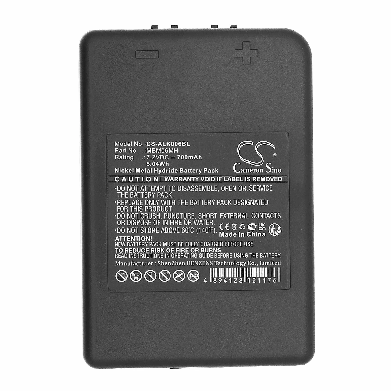 TECHTEK Batería 700mAh Compatible con [Autec] E16 KTC, E16 Sirio 42, Funkfernsteuerung Modular MJ, Funkfernsteuerung Modular MK, MJ, DF, MJ04, MK, pl FBA