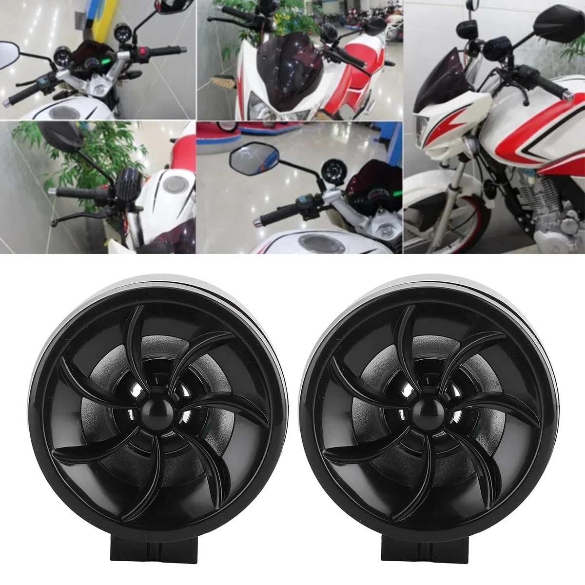 Bocina Bluetooth Para Motocicleta 12V - Amplificador De Audio Y Música Con Efecto De Luz - Altavoz De Alta Potencia