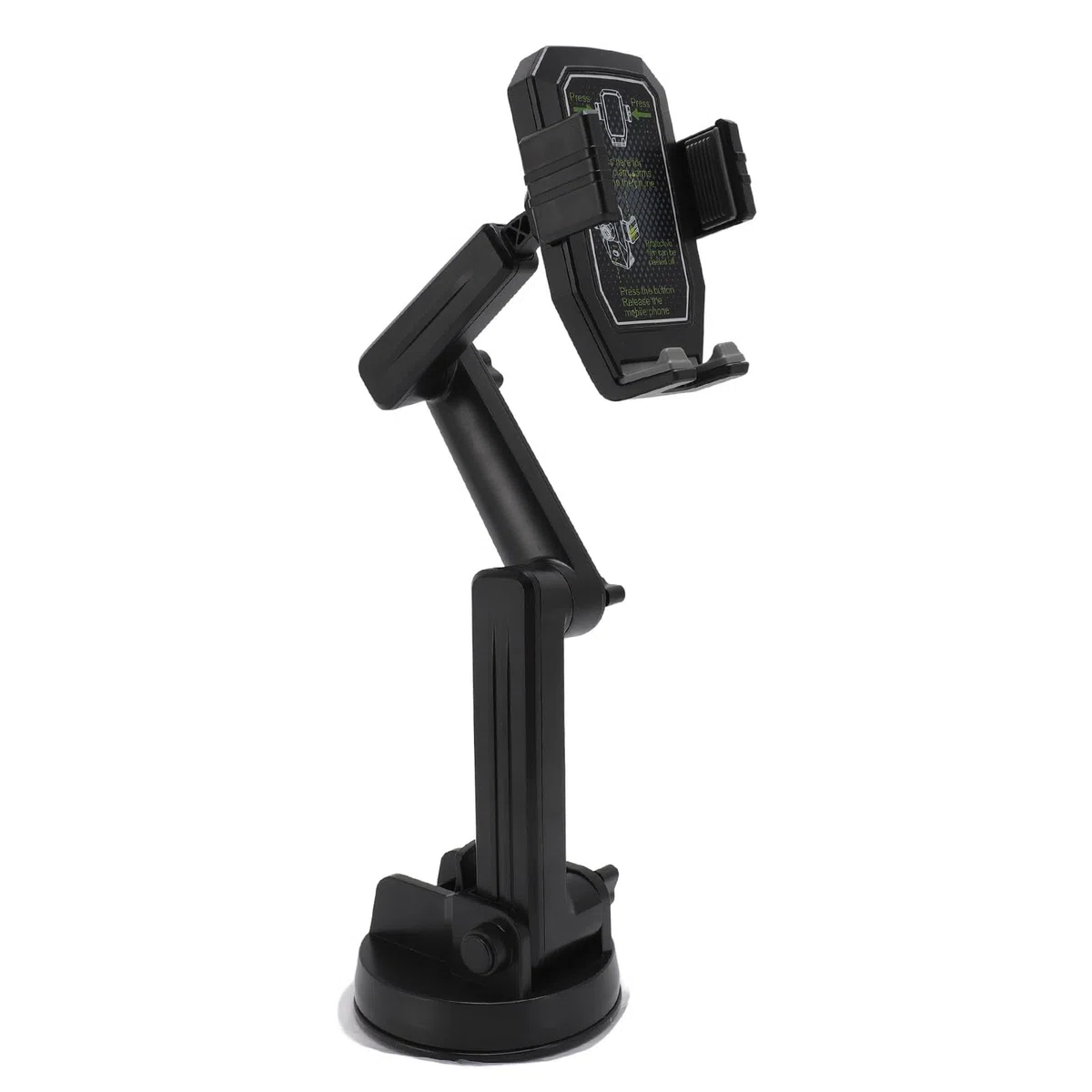 Annadue Soporte para Teléfono para Camión, Soporte para Teléfono Móvil Resistente para Salpicadero de Camión, Superventosa de Brazo Largo de 16,9 Pulgadas