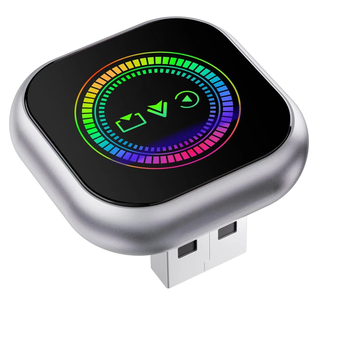 Adaptador Inalámbrico CarPlay y Android Auto, 3 en 1convierte con Cable a inalámbrico, Transmisión Inteligente de Pantalla, Plug & Play Compatible con iOS 10 10+/Android 11+ (Coches 2016+)