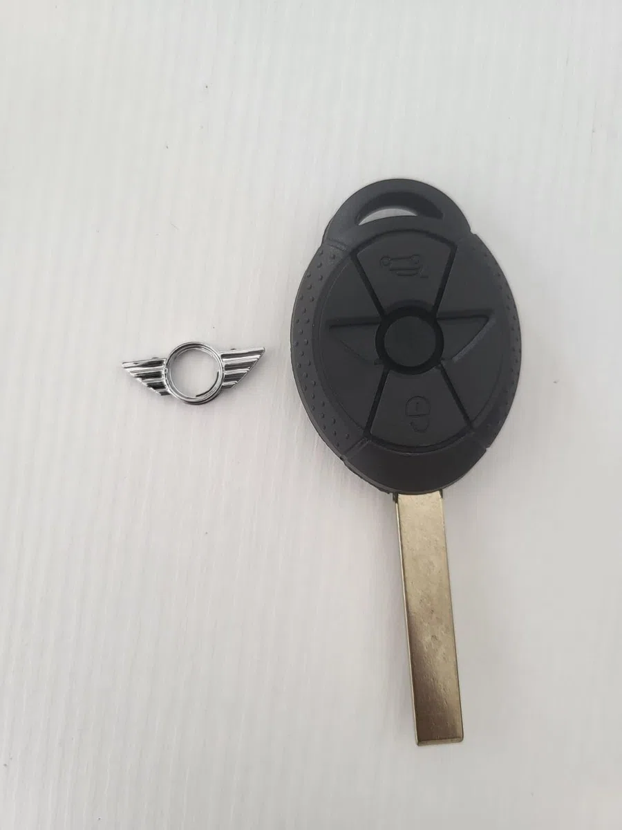 ProPlip - Llave completa con electrónica para programar, compatible con Mini Cooper s r50 r53 One d 433 MHz ID44 EWS Mando a distancia