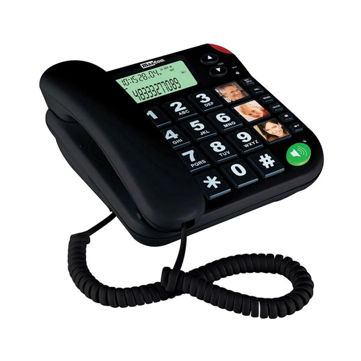 Maxcom KXT480CZ - Teléfono Fijo, Negro