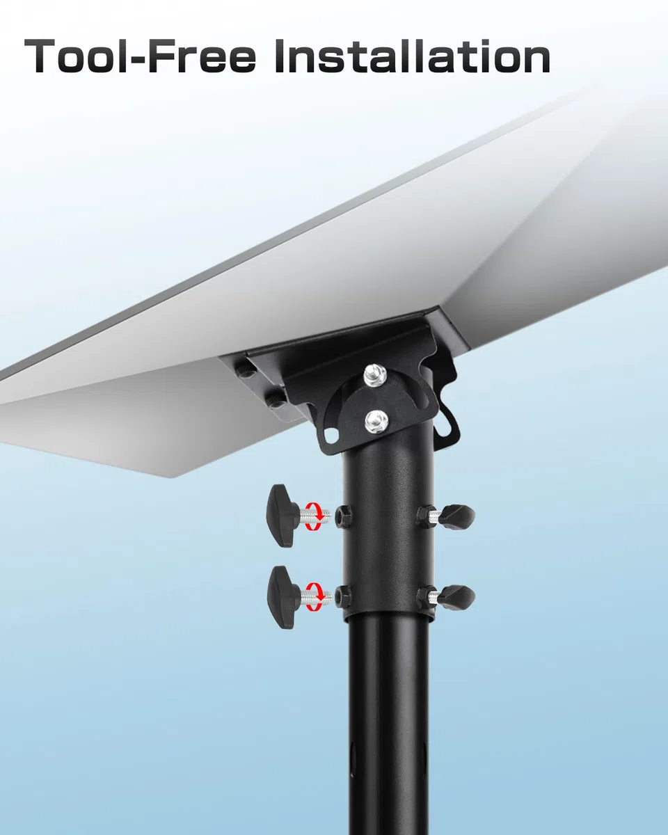 PAIRIER Adaptador de tubo para Starlink Gen 3, kit de montaje, Soporte, compatible con la antena parabólica estándar Starlink V3