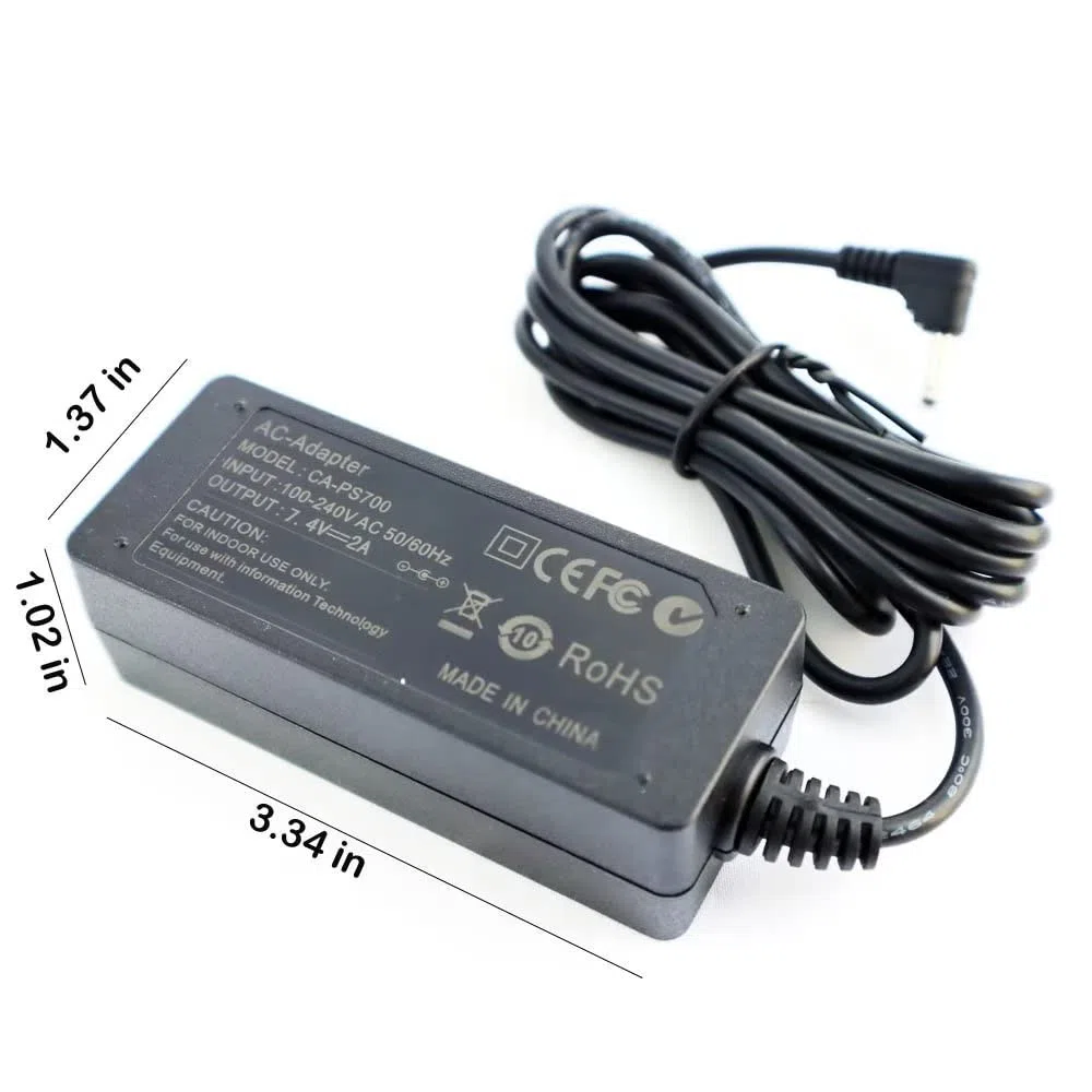 ACK-E10 Cargador Adaptador de alimentación LP-E10 Batería ficticia Compatible con Canon EOS Rebel T3 T5 T6 T7 1100D 1200D 1300D 1500D 2000D,Kiss X50 X70 X80 X90 Cámaras