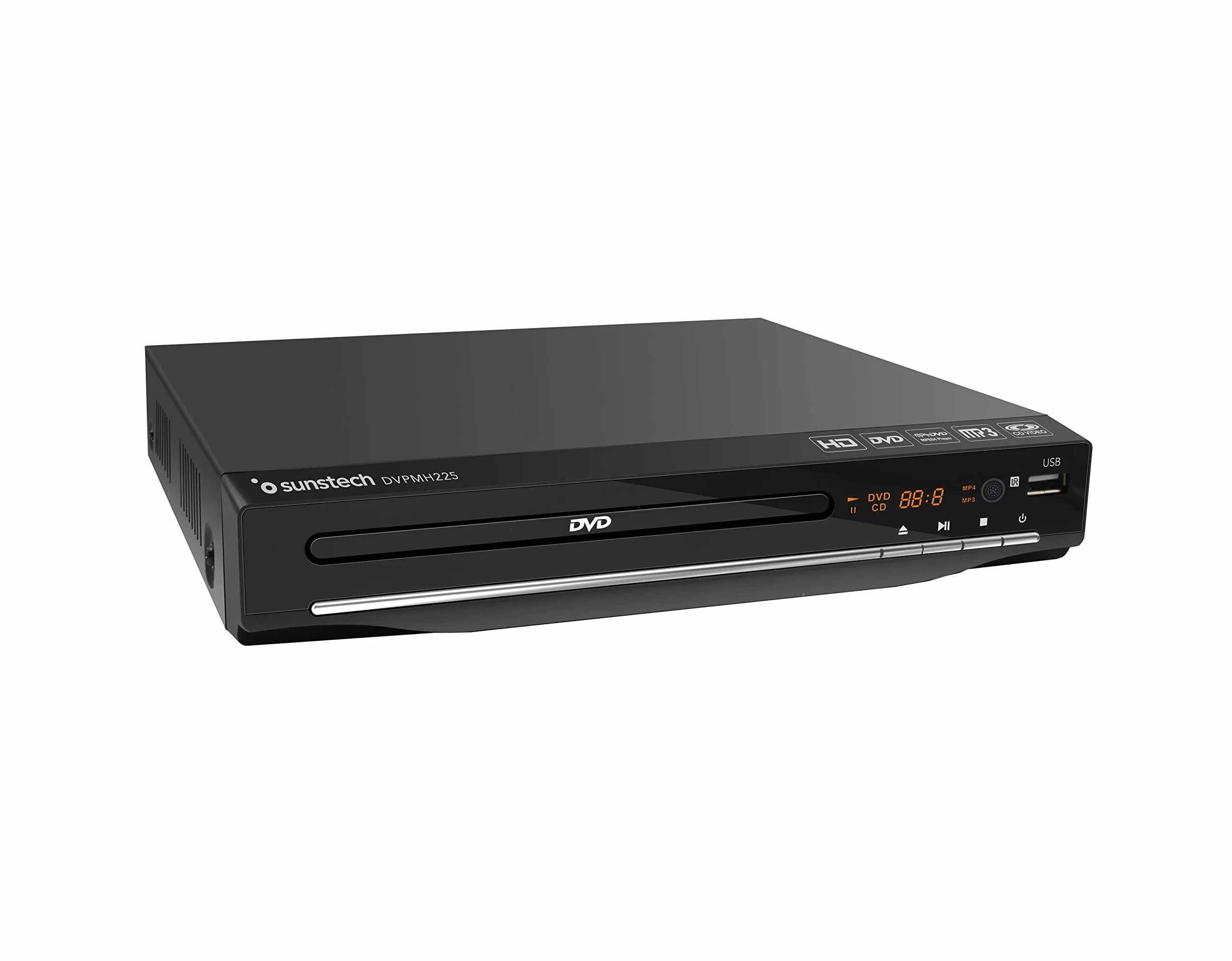 DVPMH225 | Reproductor DVD compacto, color NEGRO