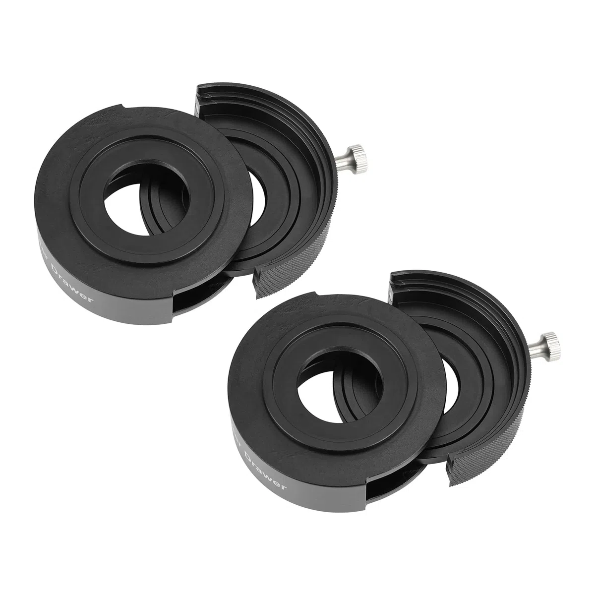 Svbony SV226 M42-M48 Telescopio Filtro Cajón, Rueda de Filtros Telescopio Diseño de Doble Imán Compatible con Filtro de 1,25" y 2", Telescópica Adaptador para Fotografía de Cielo Profundo (2 Piezas)