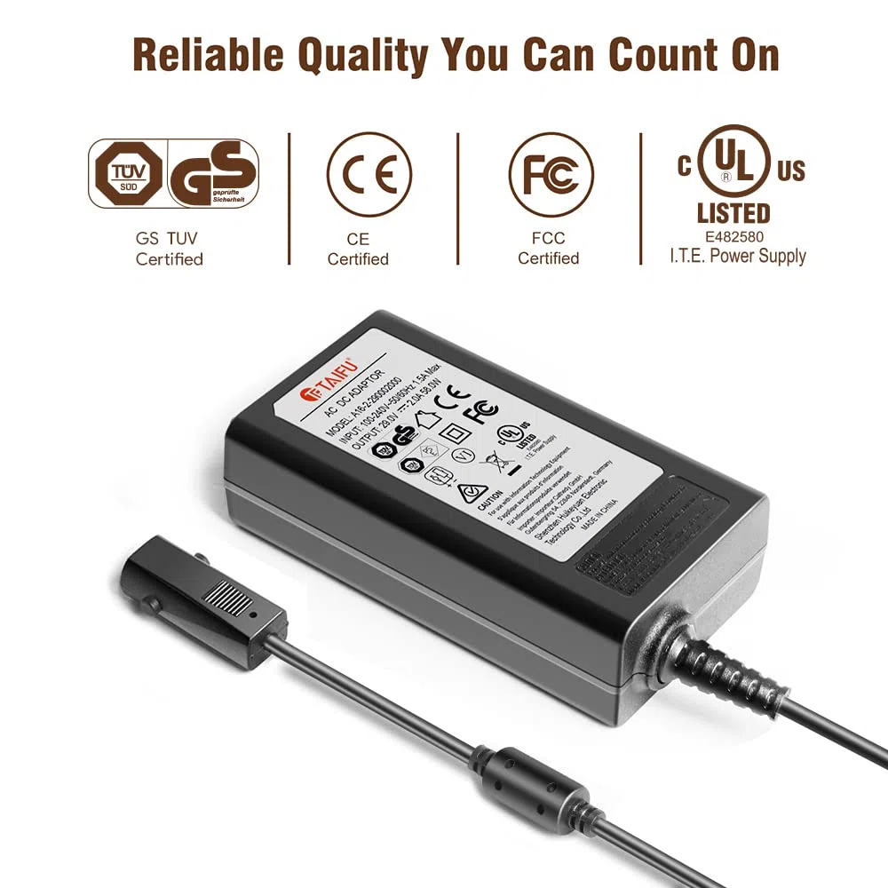 TAIFU Adaptador de CA/CC de 29V para Sillón Reclinable, Fuente de alimentación para sofá Mulin Electric 29 VDC 1,8A 2A Cargador de batería Transformador Silla elevadora Limoss MD-140 Pride Mobility