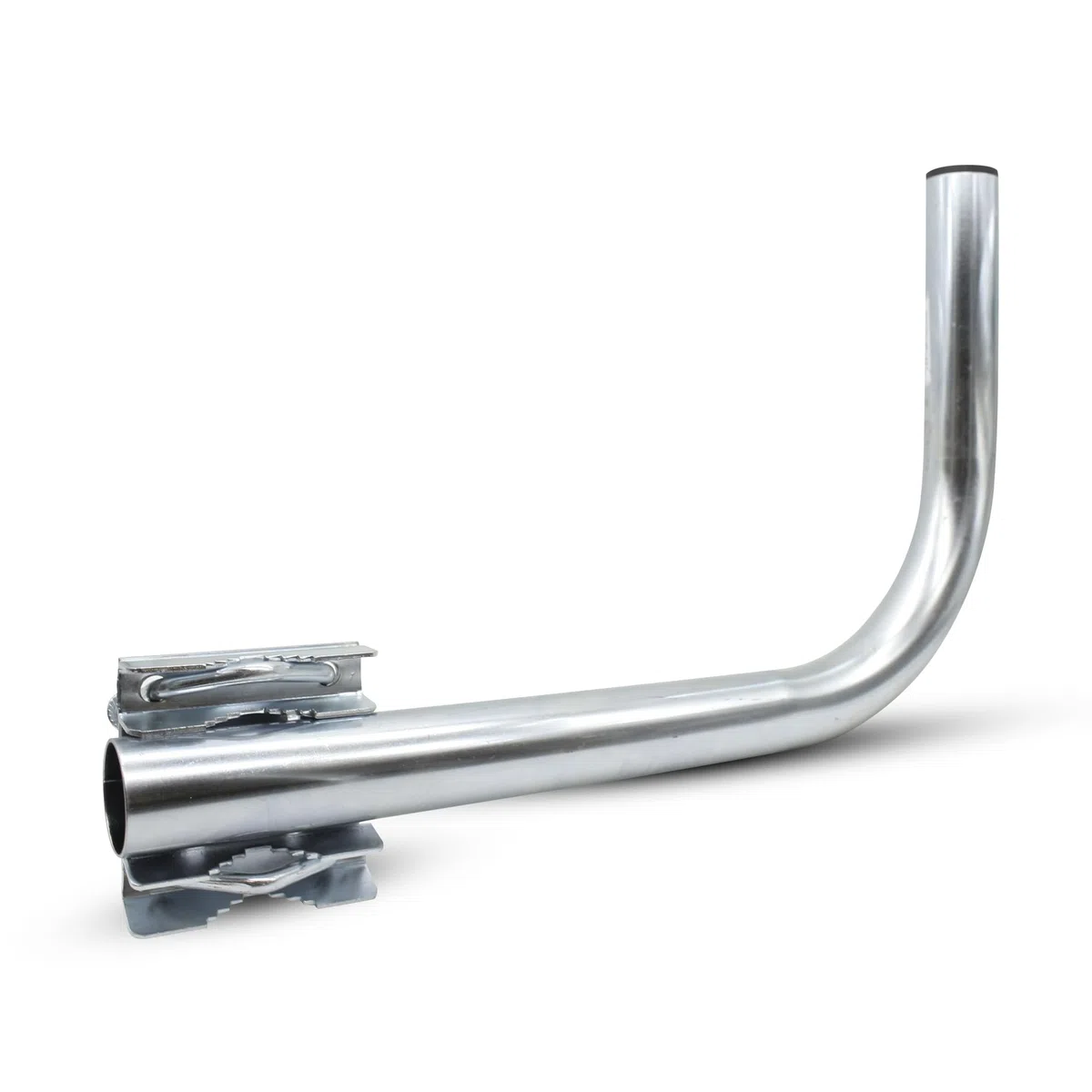 DOJA Barcelona | Soporte Balcon en L para Antena | 42x27cm | Pack 1 | Soporte en L | Estructura Antena Parabolica Exterior | Estructura Satelite para Barandal y Pared de Balcon en Forma de L