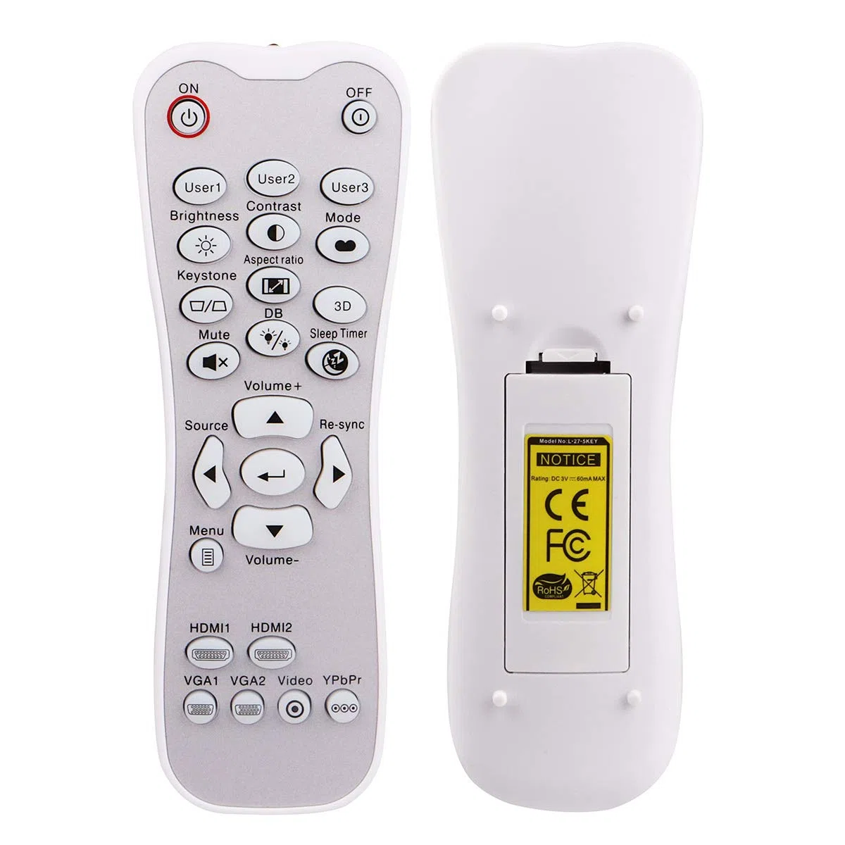Mando a distancia para proyector Optoma HD25 HD25-LV HD26 HD143X HD144X HD152X HD200D HD26BR