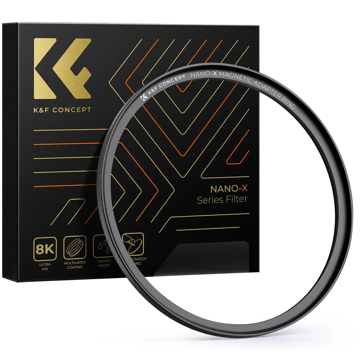 K&F CONCEPT Step Up Anillo Adaptador Magnético para Filtros 67mm-77mm (Solo Compatible con filtros magnéticos de K&F CONCEPT)