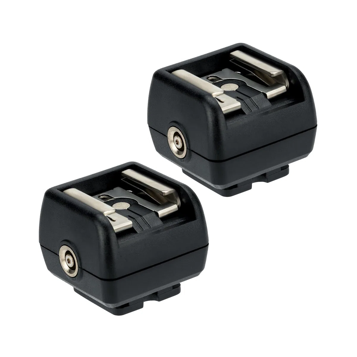 JJC Adaptador de zapata de flash con enchufe de sincronización para zapata estándar ISO y para Sony Multi Interface Shoe MIS Shoe Flash (paquete de 2), ‎JJC 2PC JSC-2