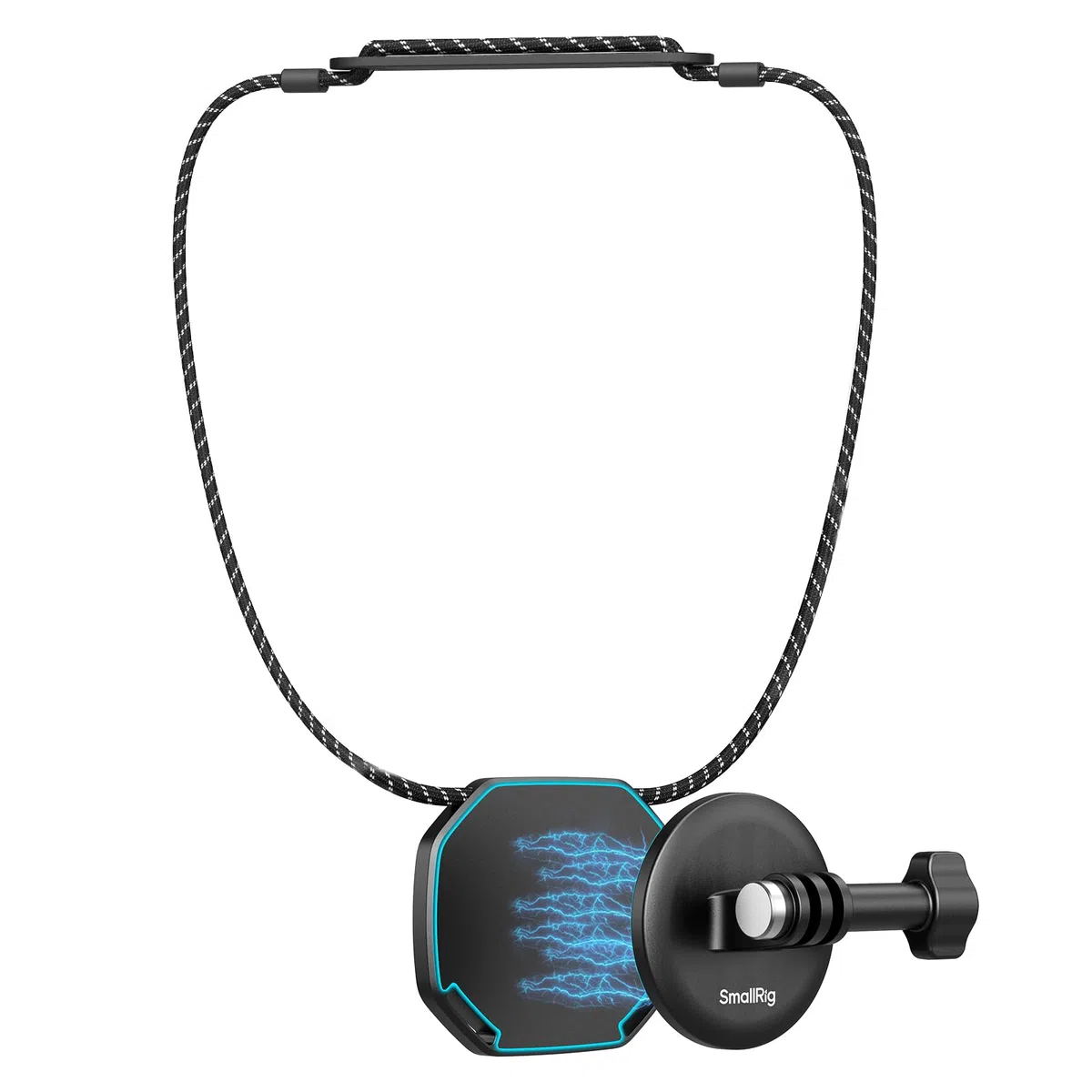 SMALLRIG Soporte magnético de cuello para cámara de acción, soporte de cuello con un solo clic, para GoPro 13/12/11/10/9, para DJI Osmo 360/Nano/Action 6/5 pro/4/3, Insta360 Ace Pro 2-5360