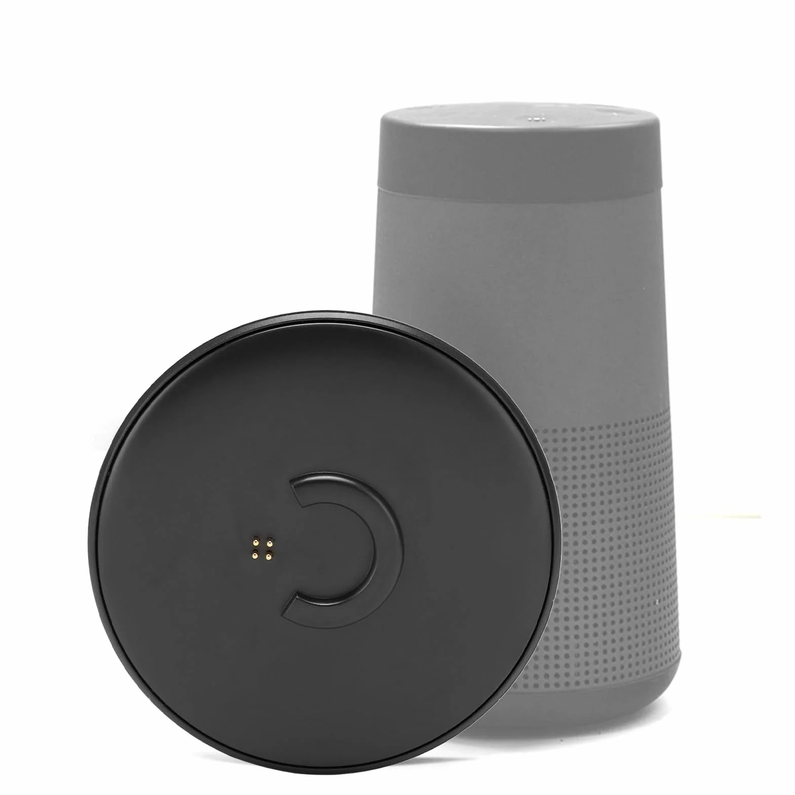 Base de Carga para Bose SoundLink Revolve, Revolve+, Base de Carga de Repuesto Negra para Altavoz Bluetooth