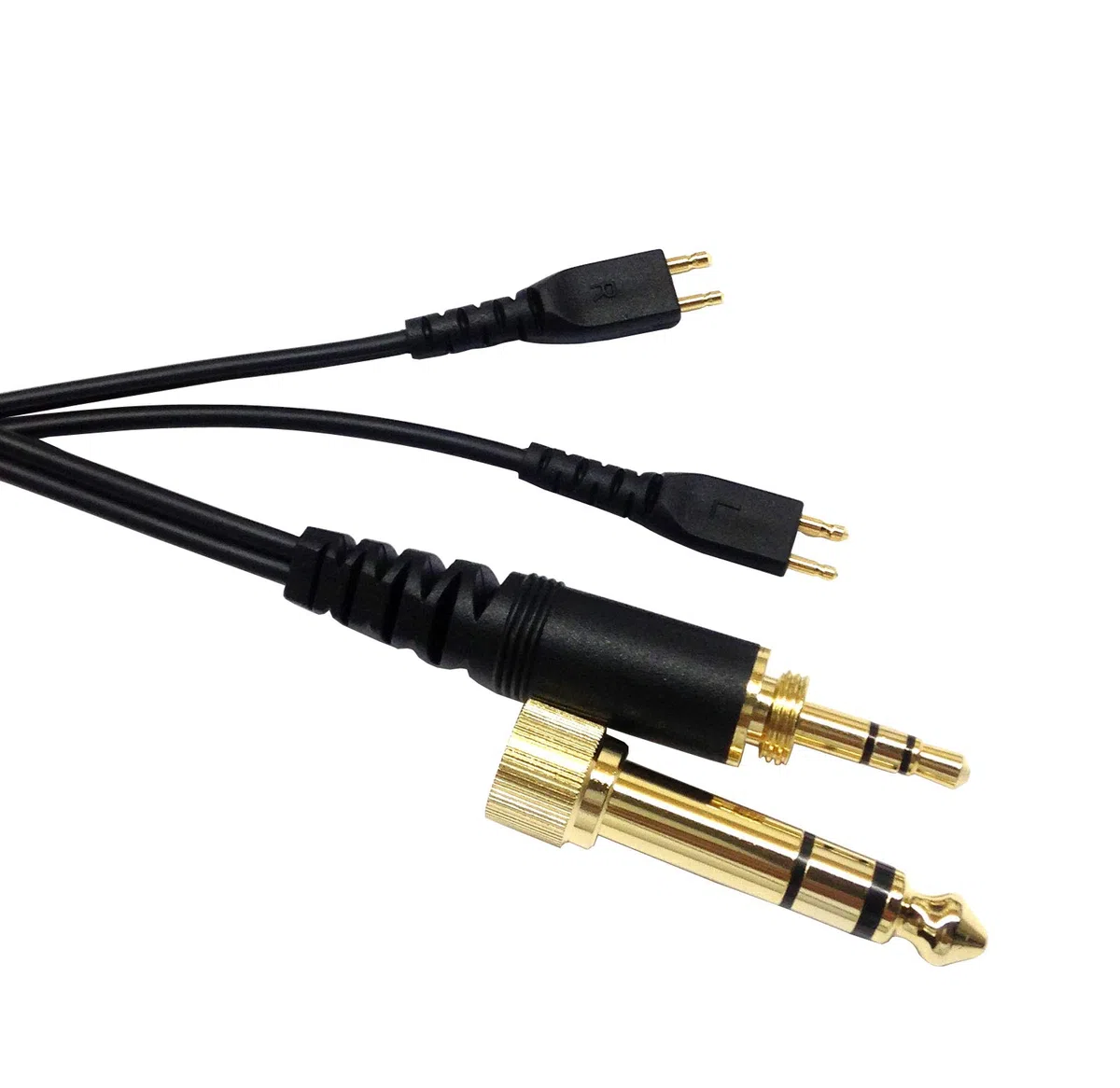 Cable de repuesto de OFC compatible con auriculares Sennheiser HD25, HD 25-1, HD25-1 II, HD25-13, HD25-C, Amperior, 1,2 metros