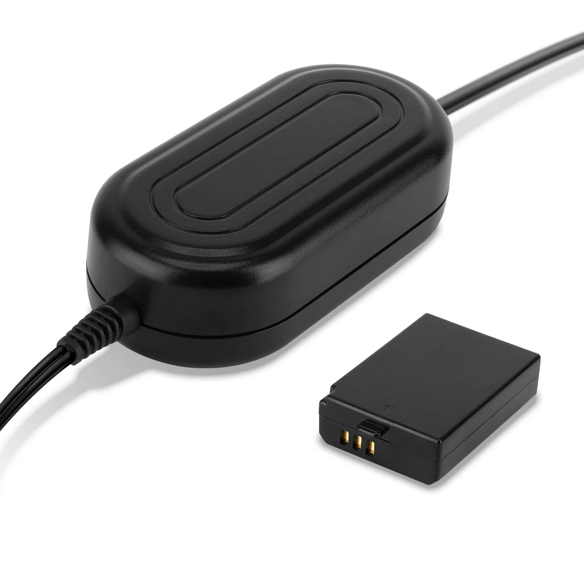 subtel Fuente de alimentación Compatible con ca. 3m ACK-E10 + Acoplador DC Alimentador DC Coupler, Dummy Battery