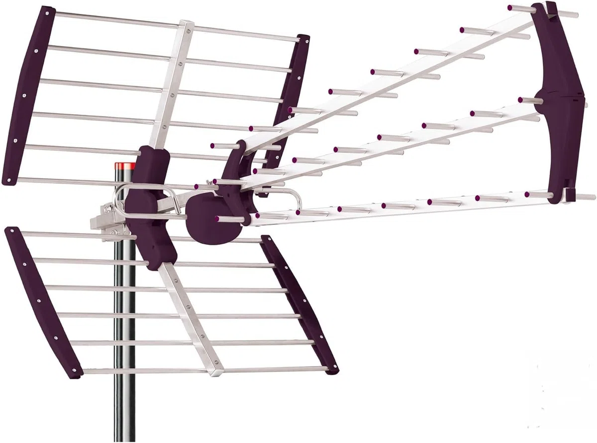 Tecatel Antena BKM Triple Plegable, UHF G=18 dB LTE 700, Tecno