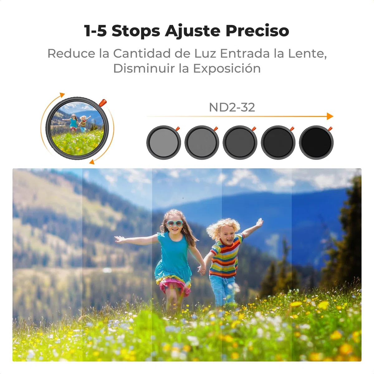 K&F CONCEPT Nano-Klear 67mm Filtro Variable ND2-32 & Black-Mist 1/4 & CPL,3 En 1 Función ND2-32 Densidad Neutra & Polarizador & Black Difusión 1/4 Filtro con 3pcs Paño de Limpieza