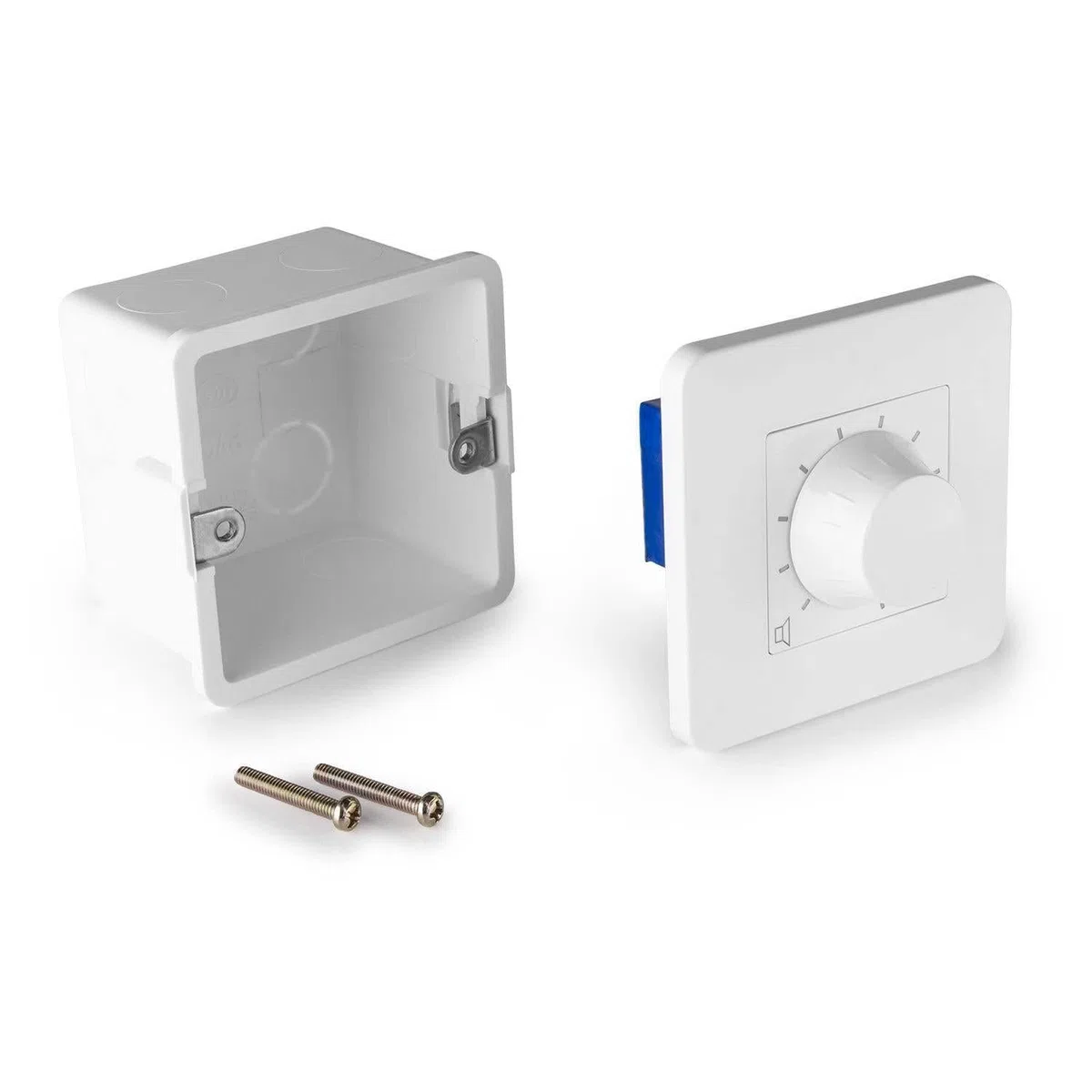 Power Dynamics PDV30 Atenuador de línea de 100v, control de volumen de altavoz para montaje en pared (30w), volumen para instalación de sistemas de música en oficinas, gimnasios, tiendas, etc.