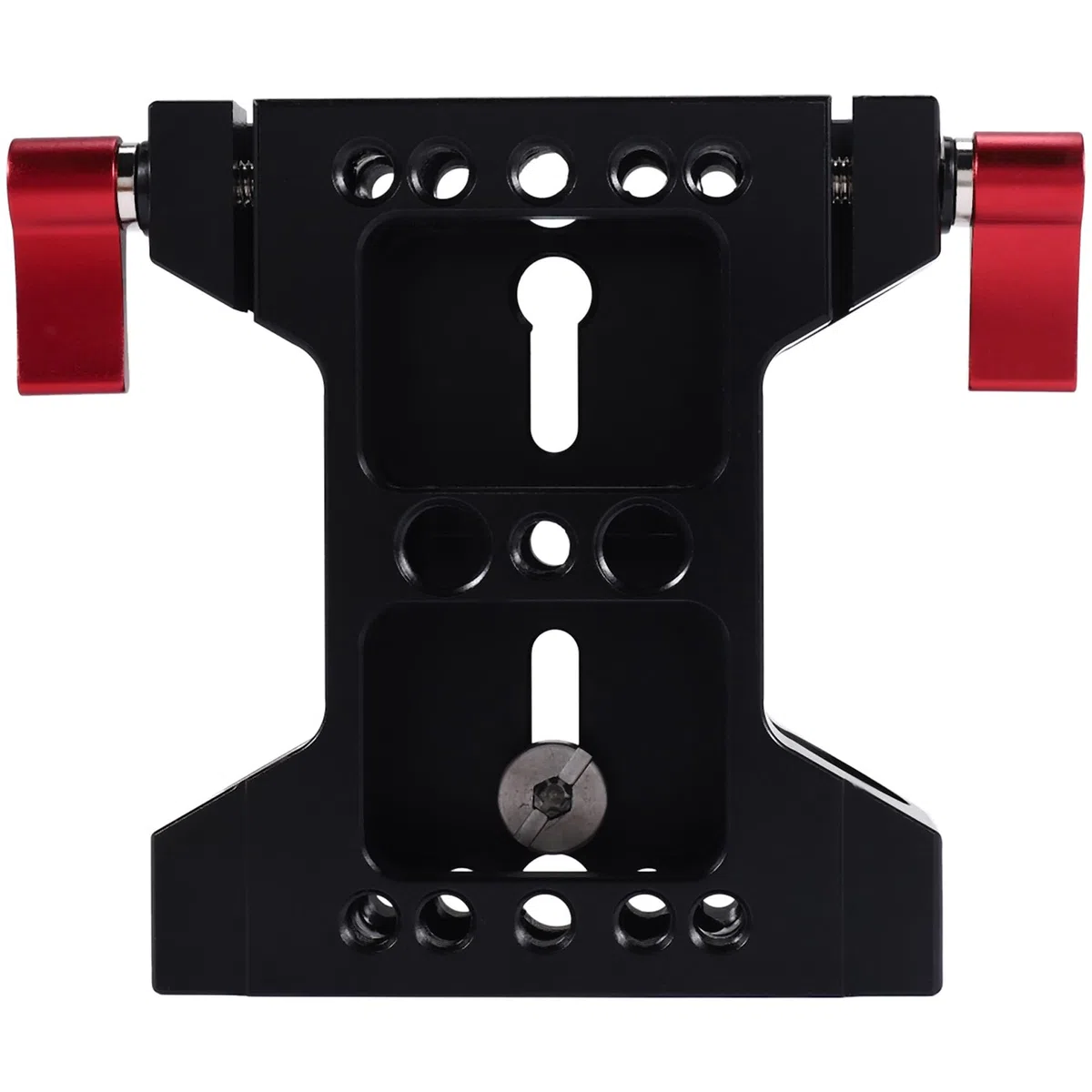 Placa Base de CáMara MultifuncióN con Abrazadera de Riel de Varilla de 15 Mm para Accesorios de Soporte de Plataforma de Hombro de CáMara DSLR