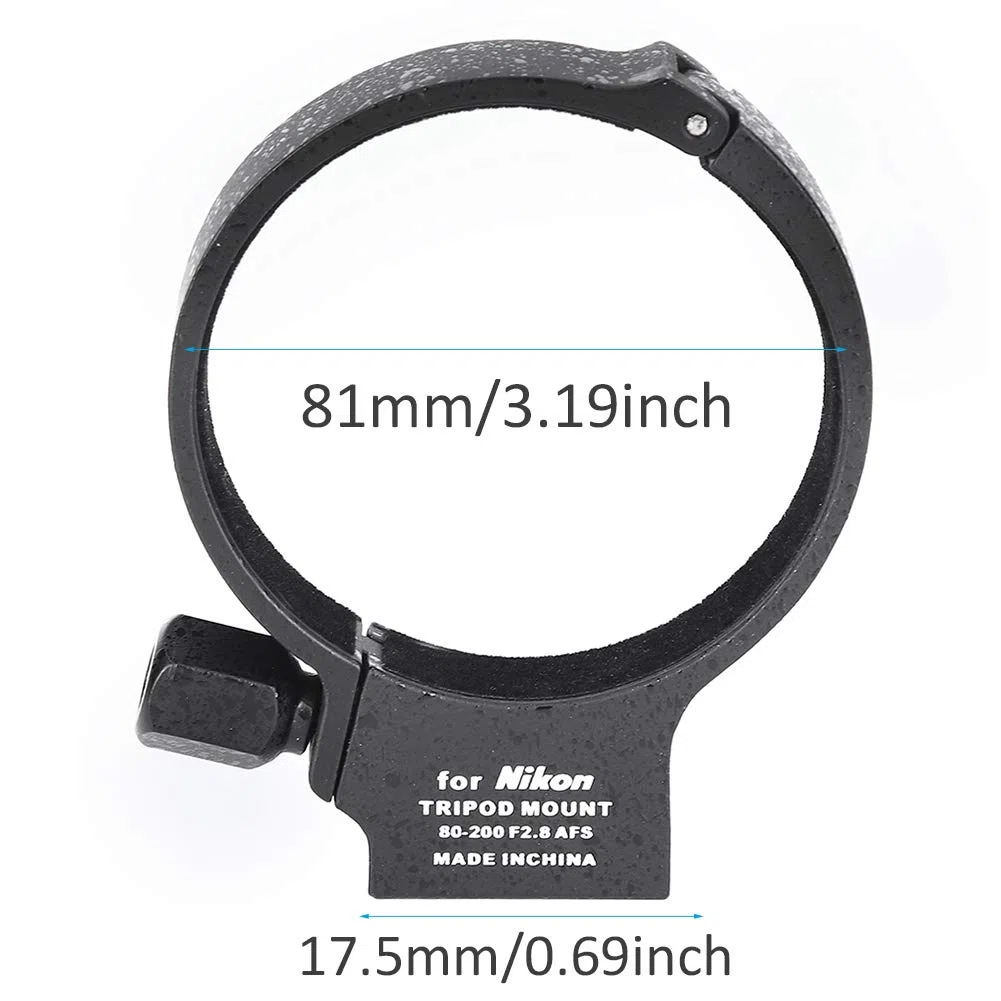 Yctze Anillo de Montaje de Lente, Repuesto de Metal para Lentes para 80‑200mm f2.8D ED/SP 70‑300mm f/4‑5.6 VC USD