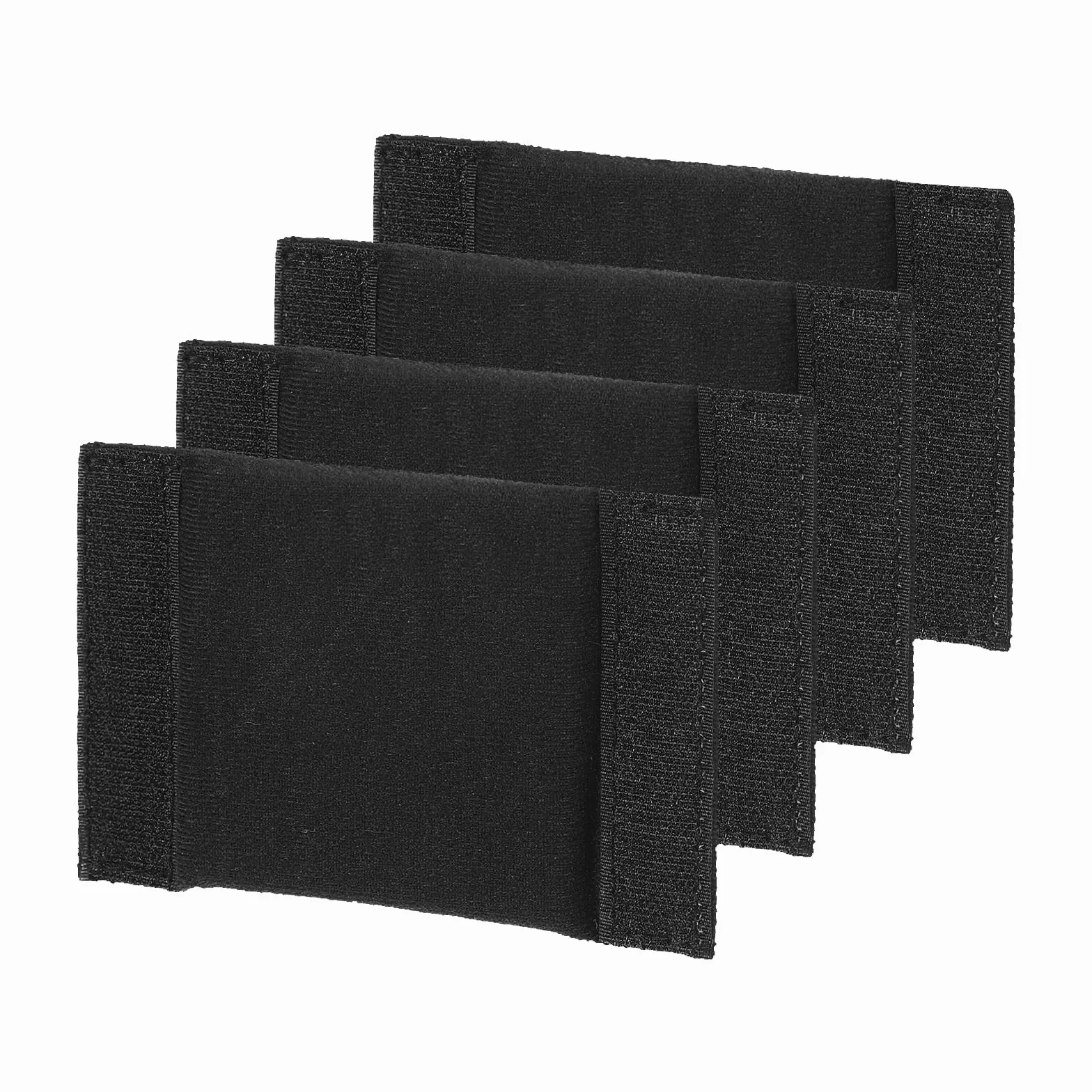 PATIKIL Divisor de Bolsa de Cámara, 4Pcs 14cmx9.6cmx1.4cm Almohadilla Separadora de Bolsa de Cámara A Prueba de Golpes Protector de Lentes para Cámara Organizadora Universales, Negro
