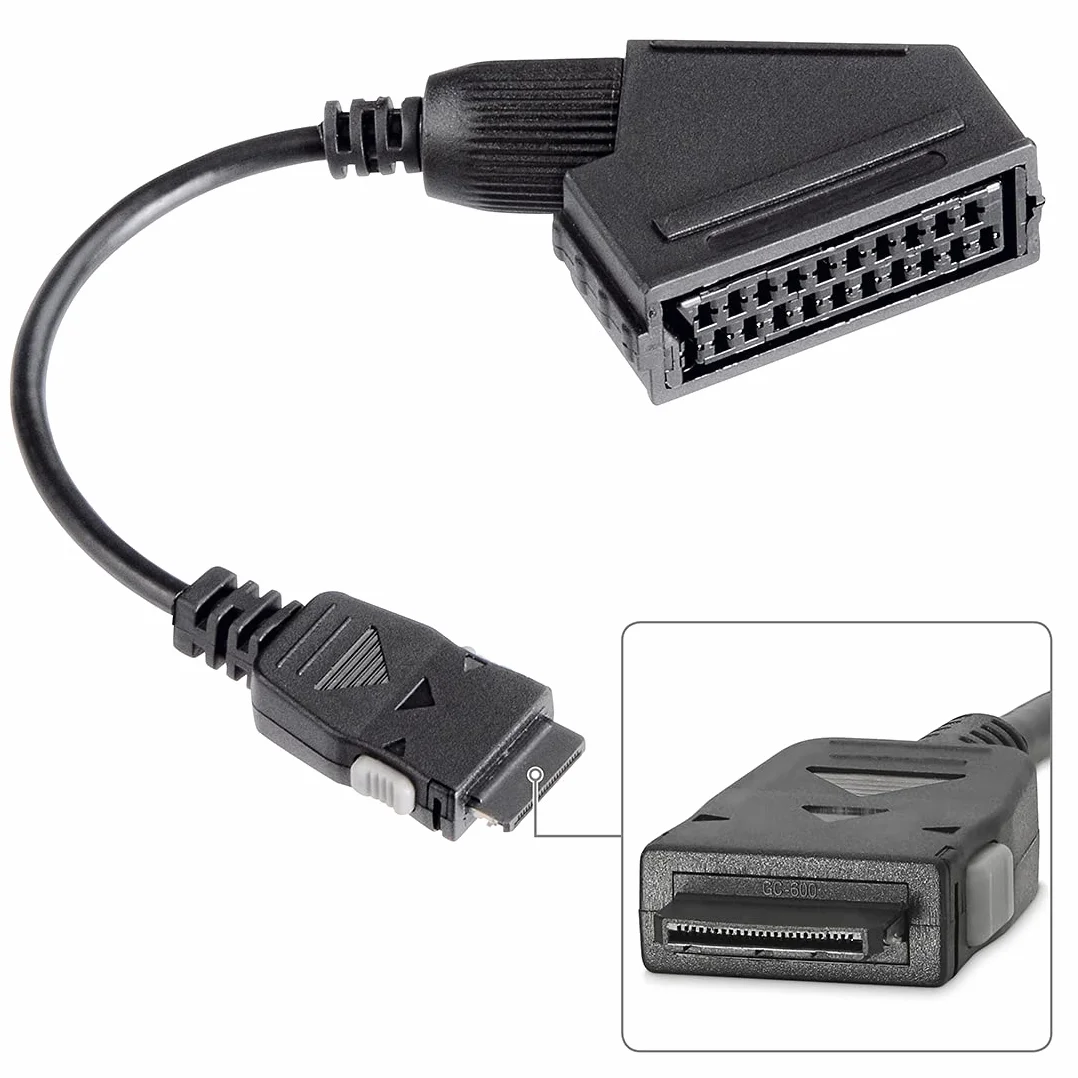 Hama Adaptador euroconector (acoplamiento euroconector para la conexión especial de TV Samsung EXT RGB) negro