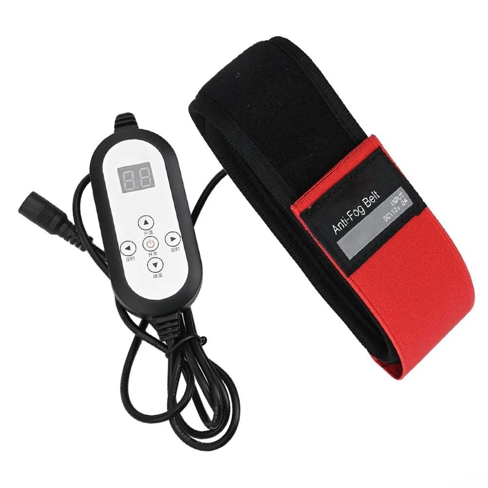 Eawfgtuw Correa de calentador antivaho para lente telescópica, control inteligente de temperatura, escudo de prevención de rocío para fotografía de clima frío al aire libre, lentes de 65-300 mm (730 x
