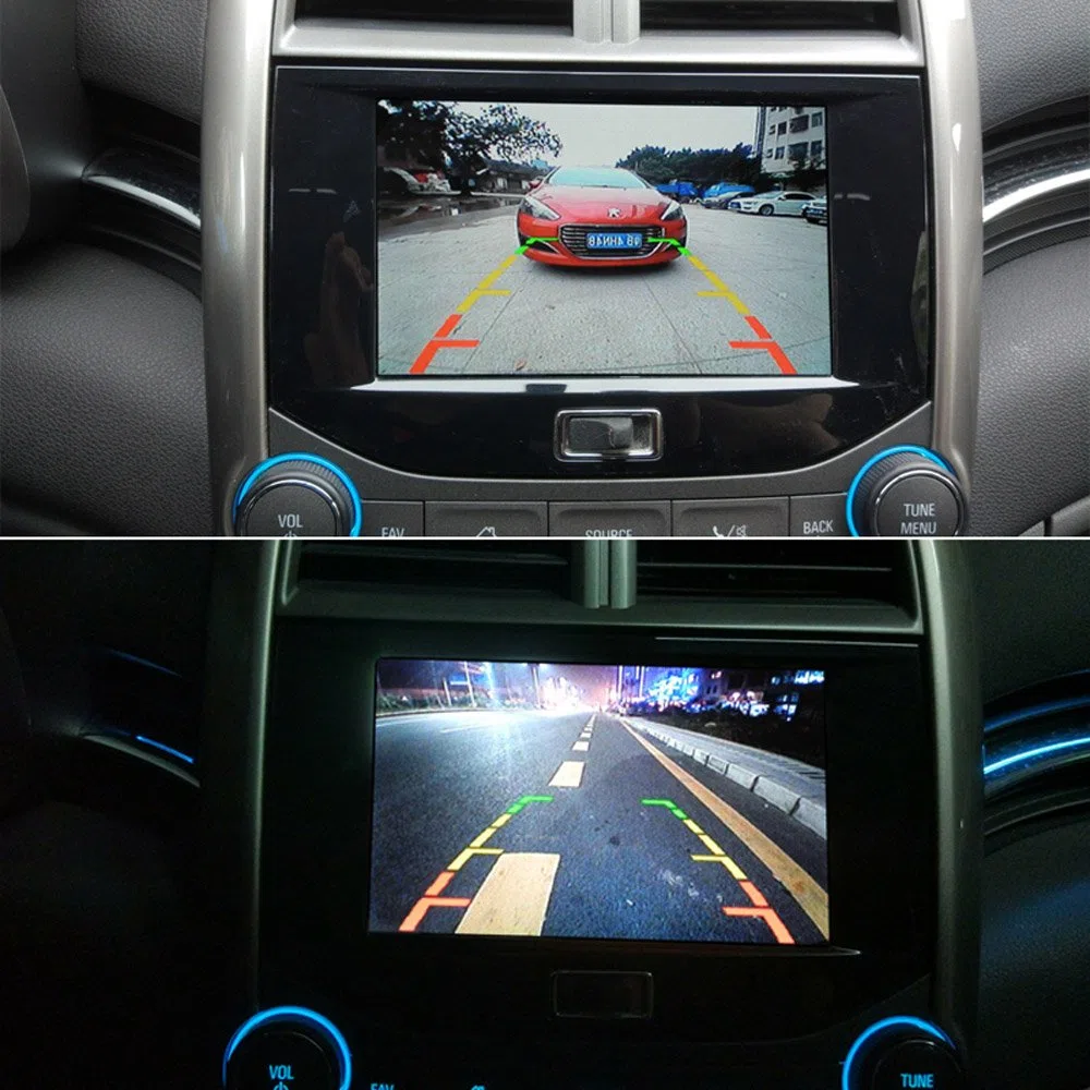 Coche Universal de Visión Trasera Cámara en luz de la matrícula CCD Chip Revertir Asistencia de Copia de Seguridad de la Cámara de Aparcamiento para VW Golf5 B5 Navi