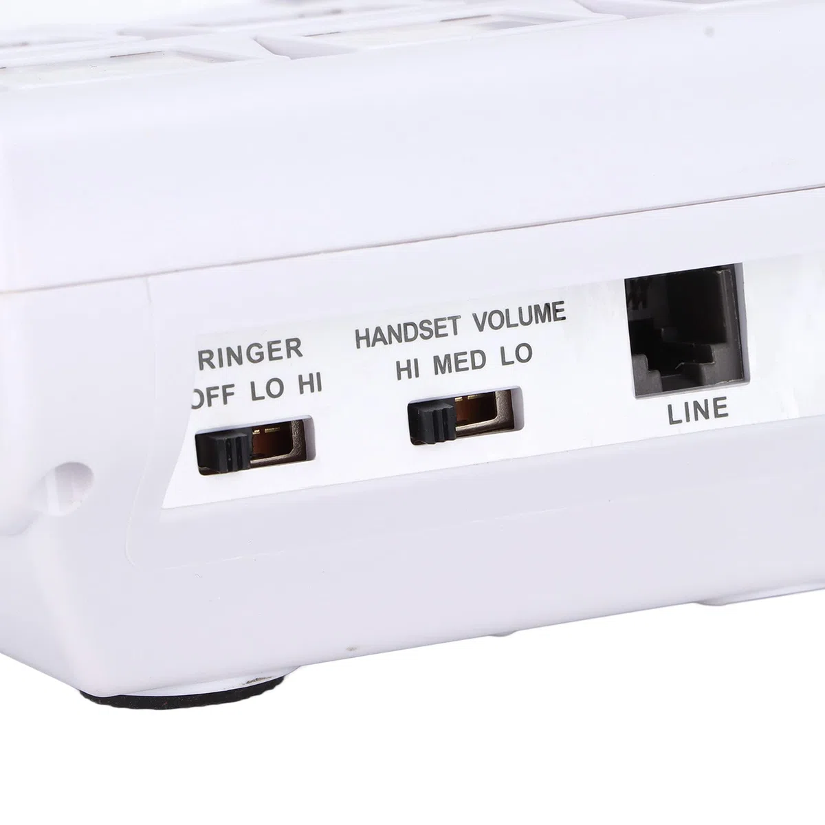 Teléfono con cable de botón grande, memoria fotográfica, marcación rápida y altavoz manos libres, amplificado para personas mayores, Alzheimer